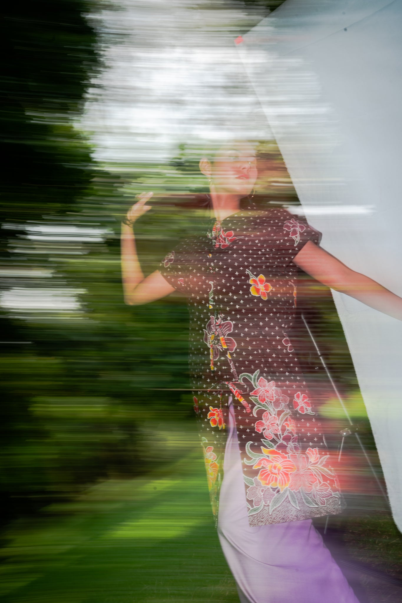Batik Kebaya Mustika | Anggrek Brown