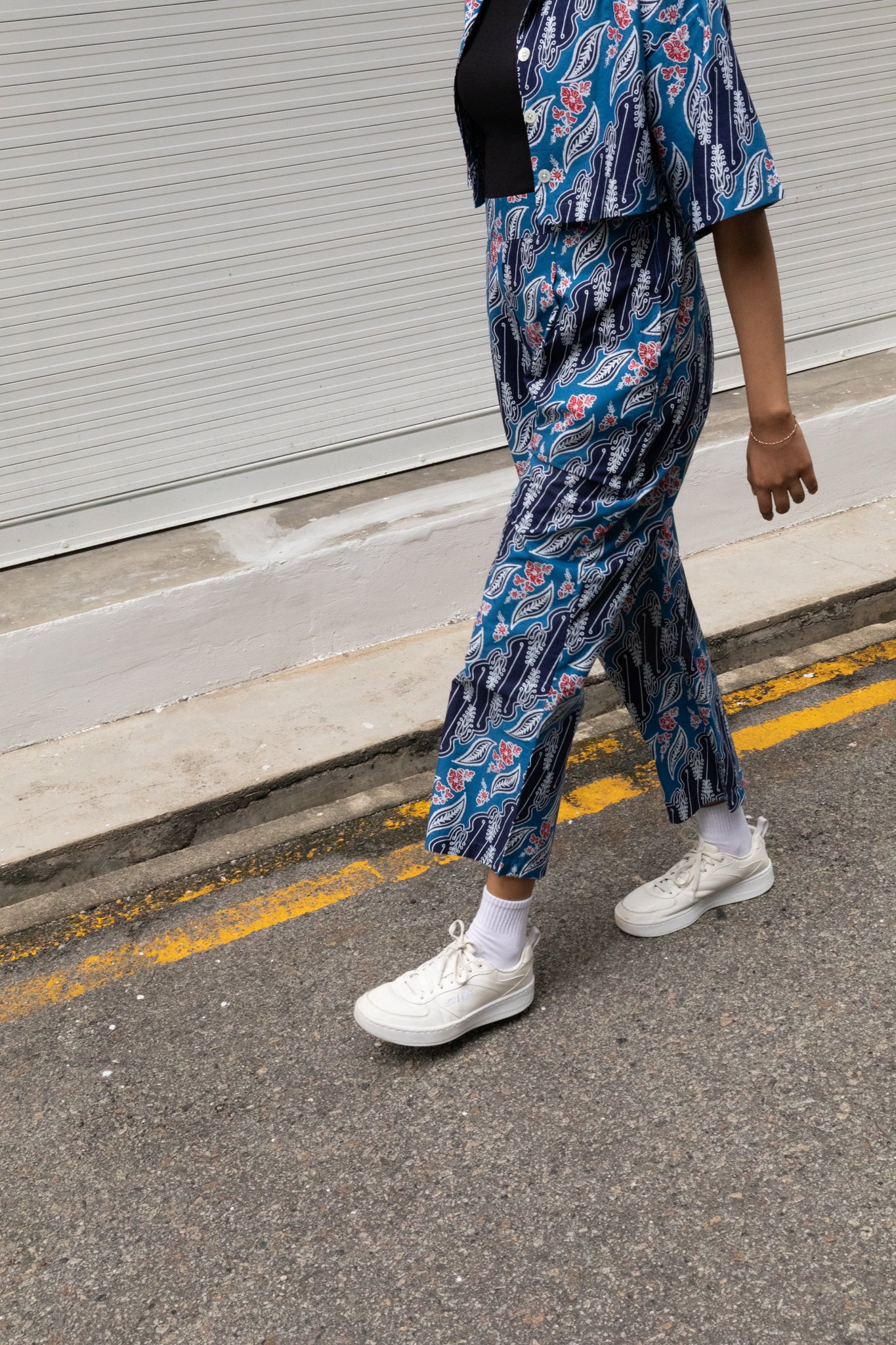 Batik Straight Fit Pants | Asmara Indigo