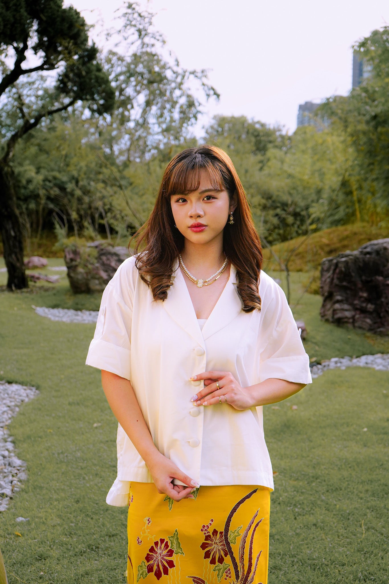 Poplin Cocoon Shirt | Cream