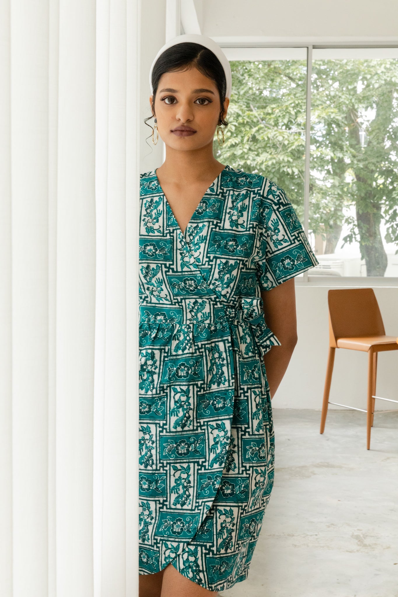 Batik Wrap Dress | Encim Jade Studio Gypsied Batik Wrap Dress | Encim Jade Studio Gypsied