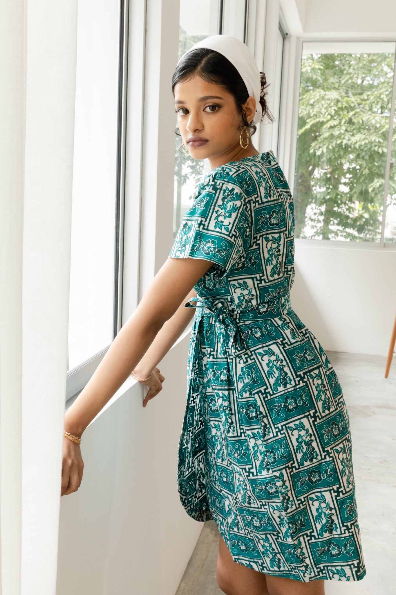 Batik Wrap Dress | Encim Jade