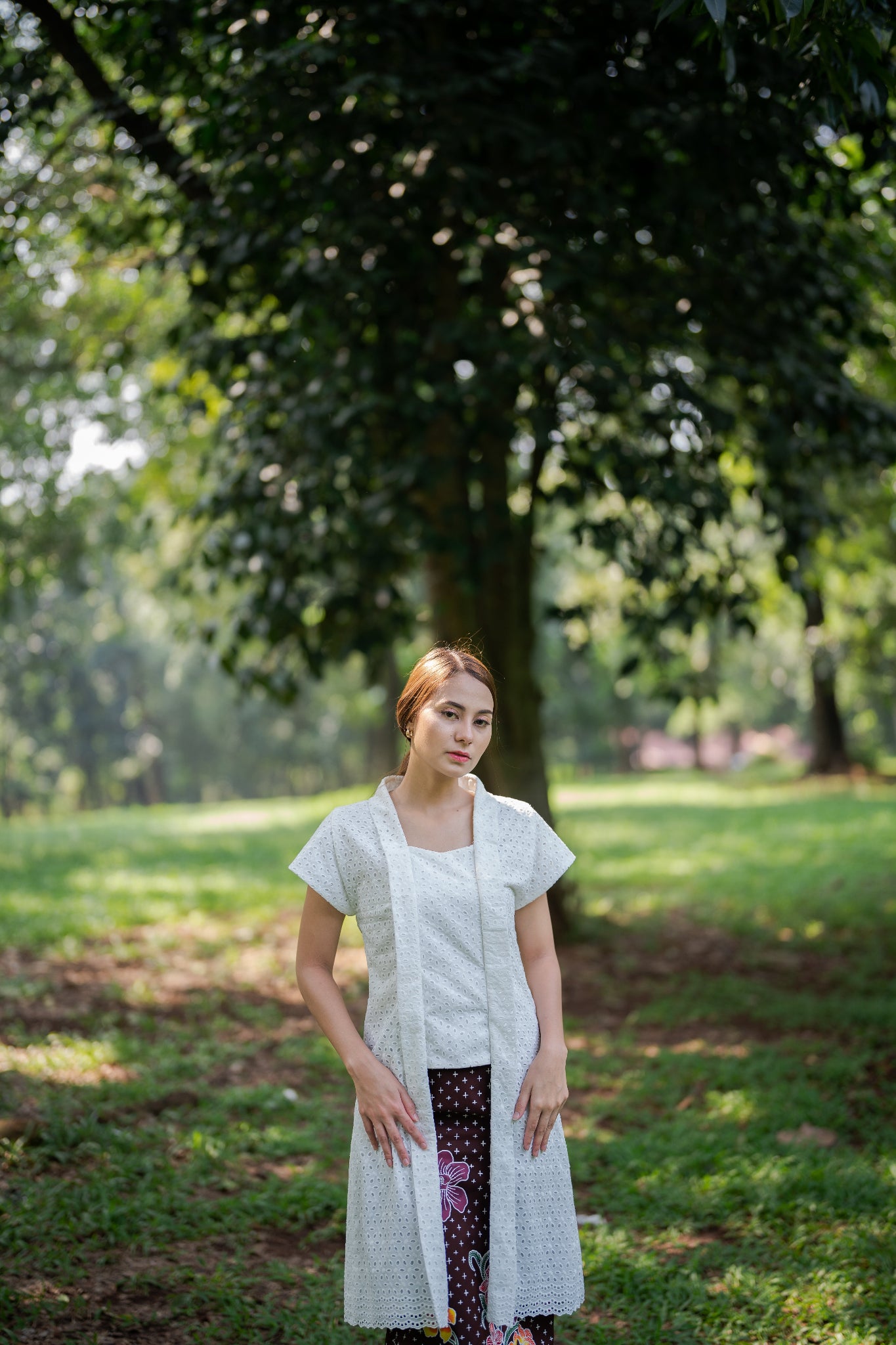 Eyelet Kebaya Marsita | White