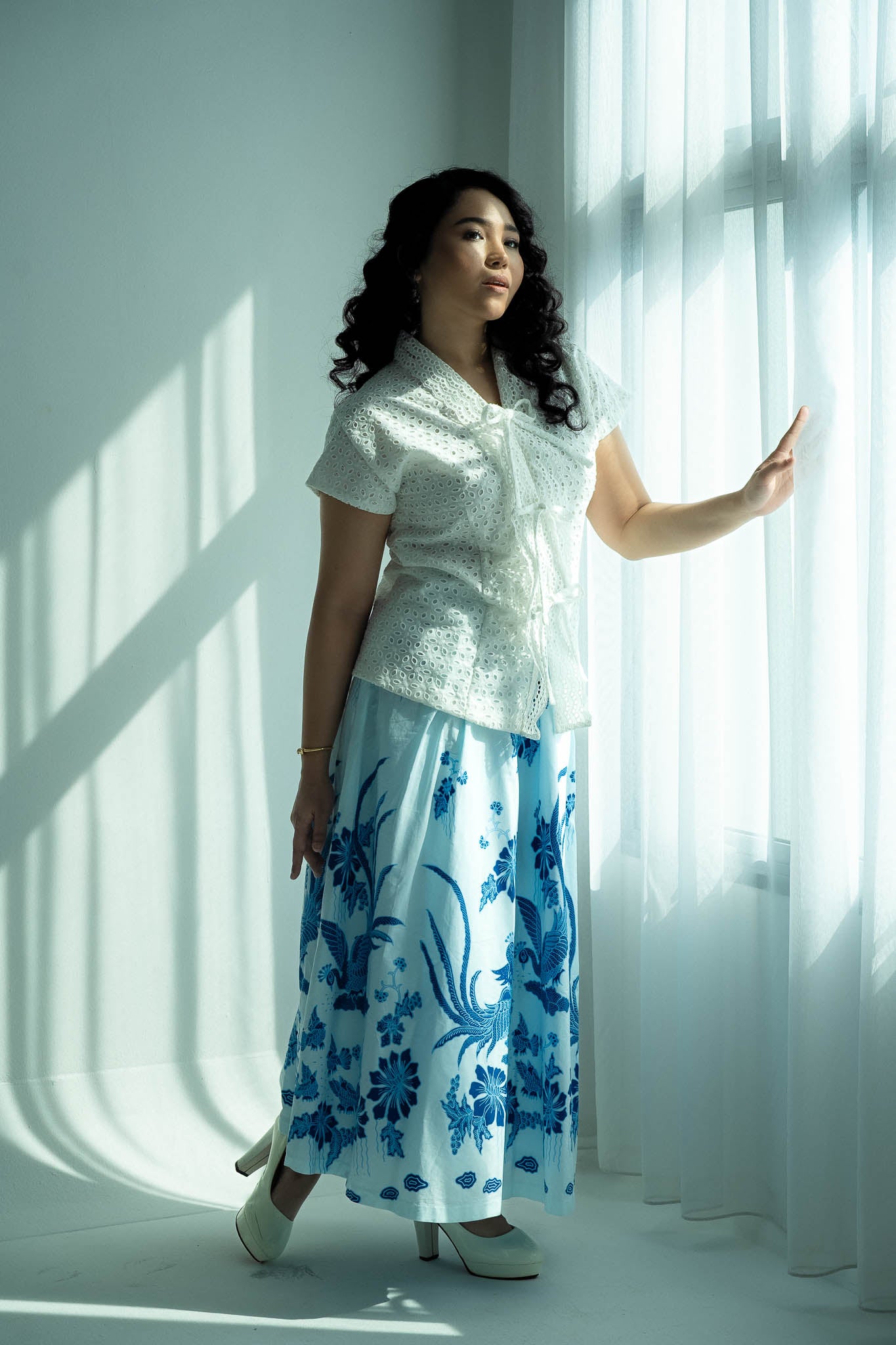 Batik Circle Skirt | Merak Porcelain