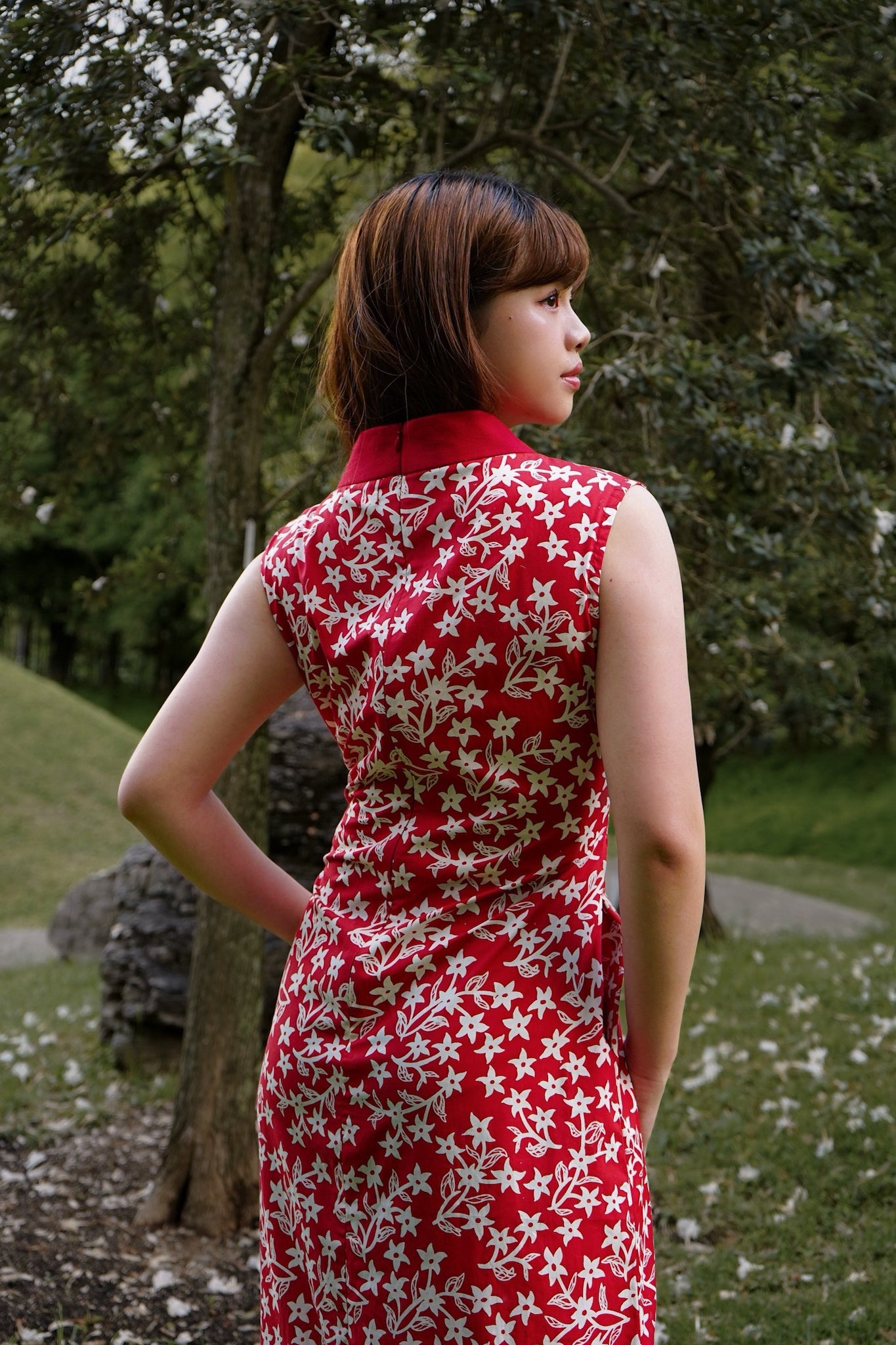 Batik Maryam Midi Dress | Jasmin Saga Seed