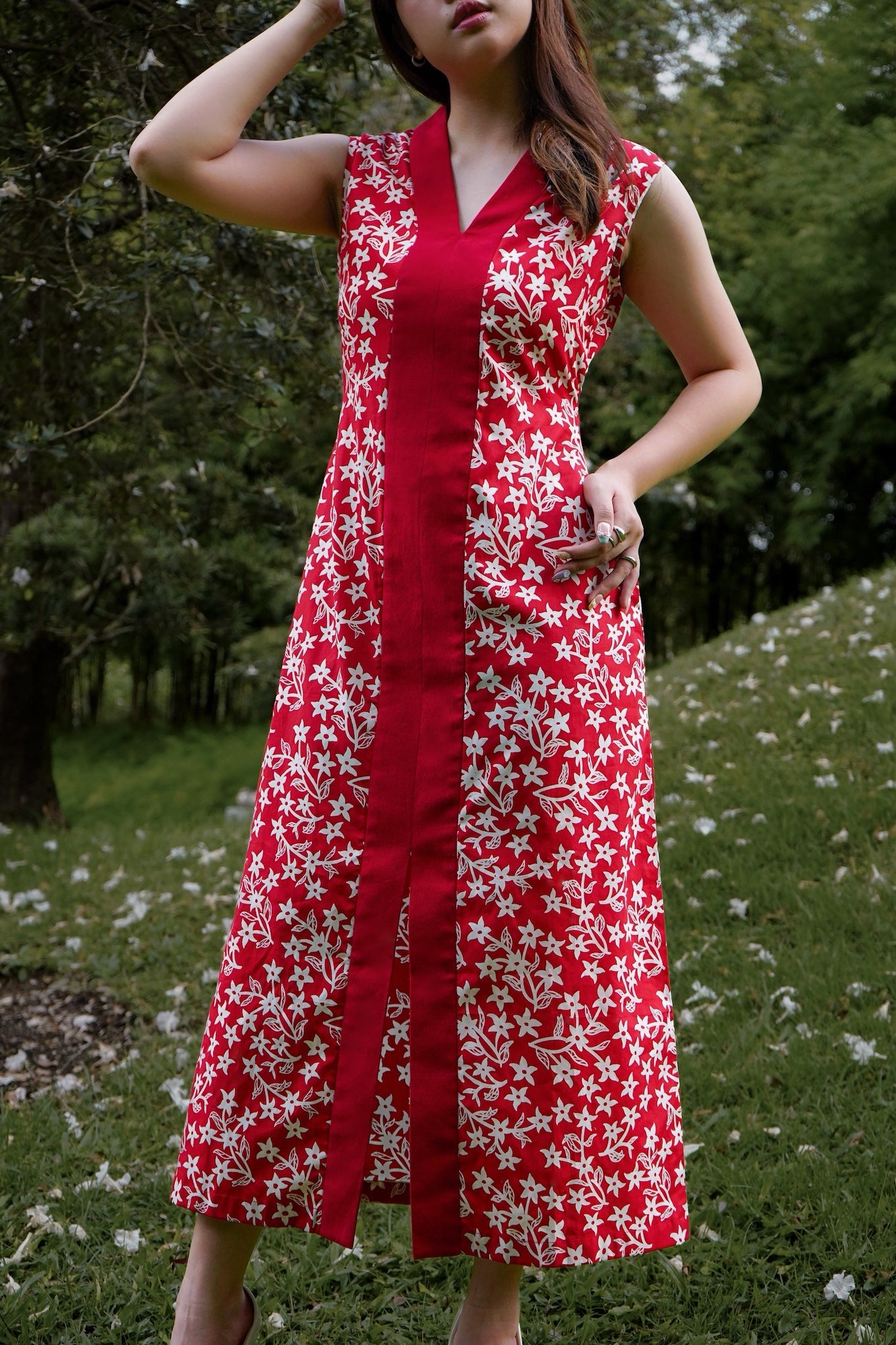 Batik Maryam Midi Dress | Jasmin Saga Seed