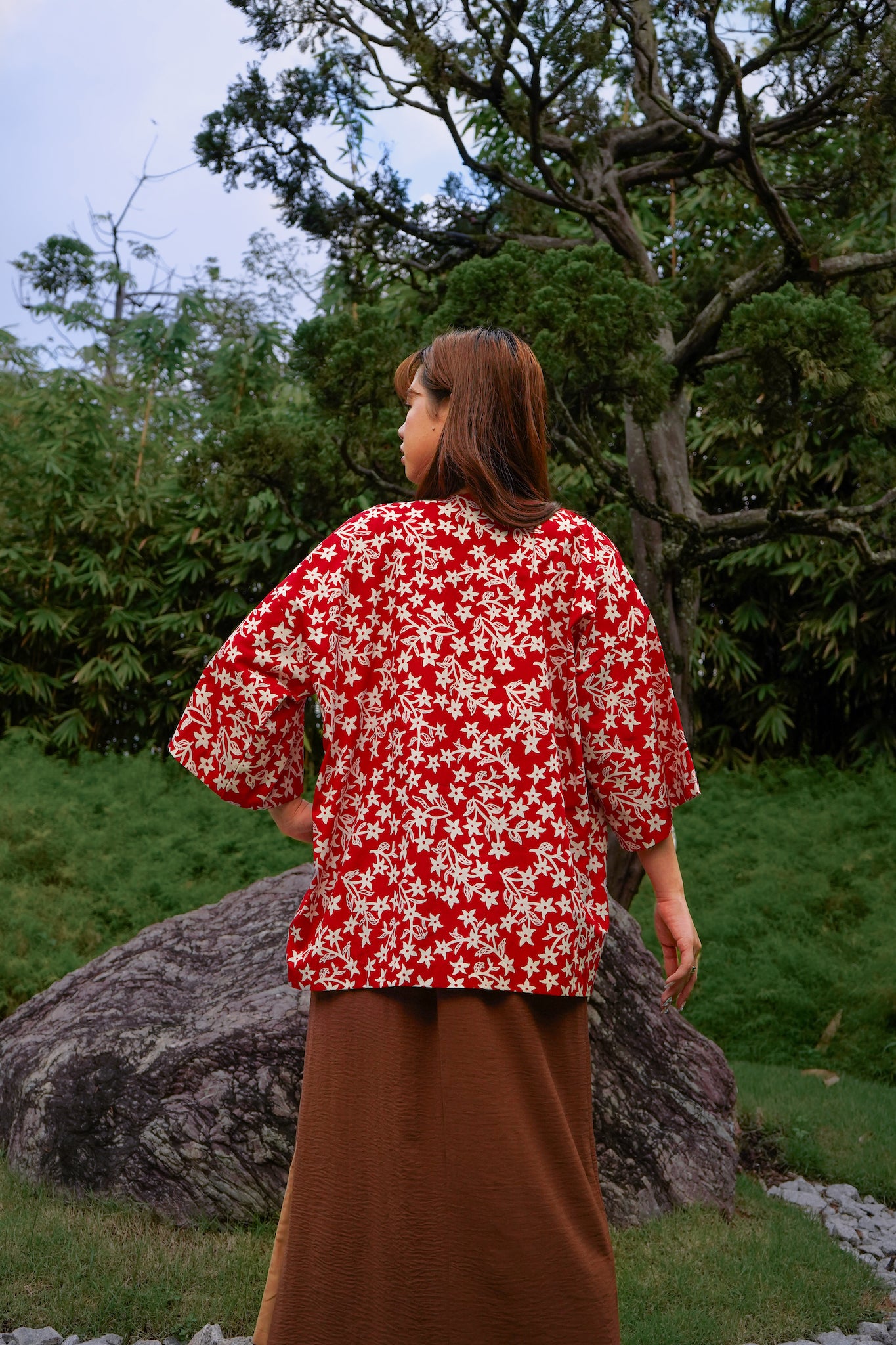 Batik Open Jacket | Jasmin Saga Seed