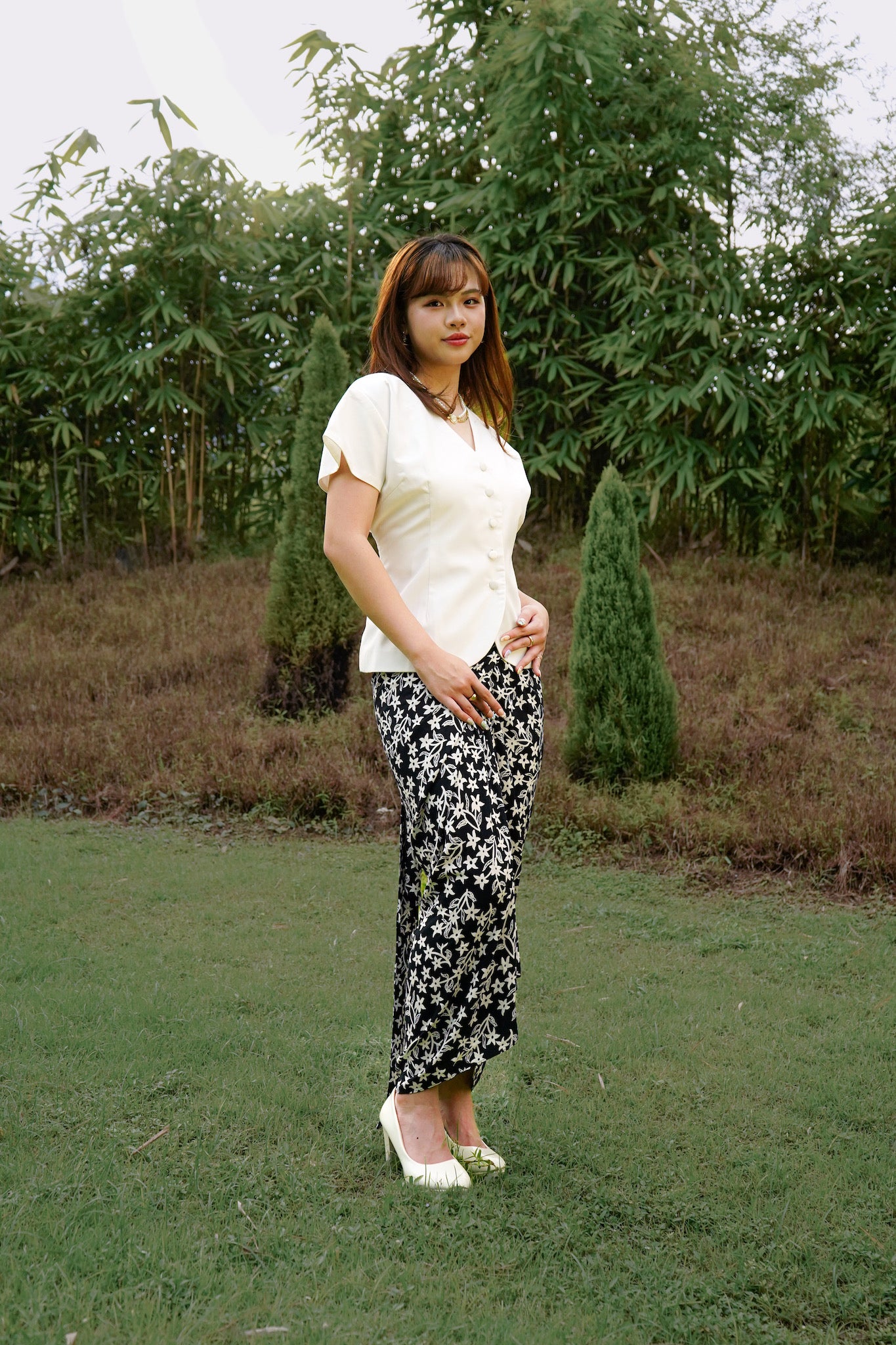 Batik Sarong Skirt | Jasmin Ebony