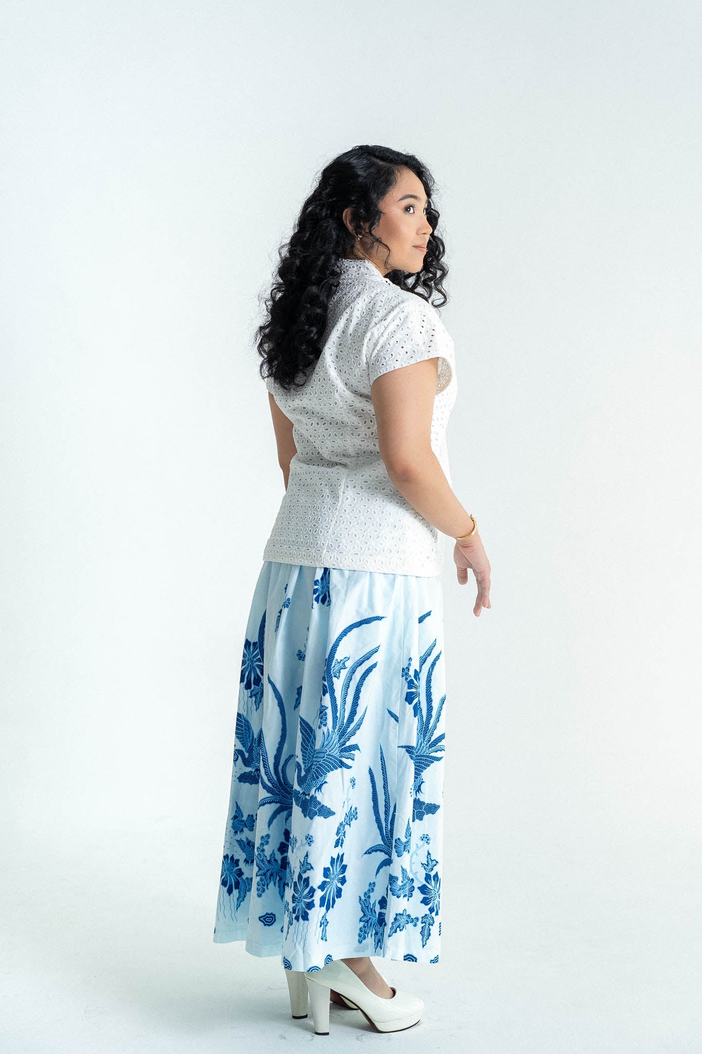 Batik Circle Skirt | Merak Porcelain