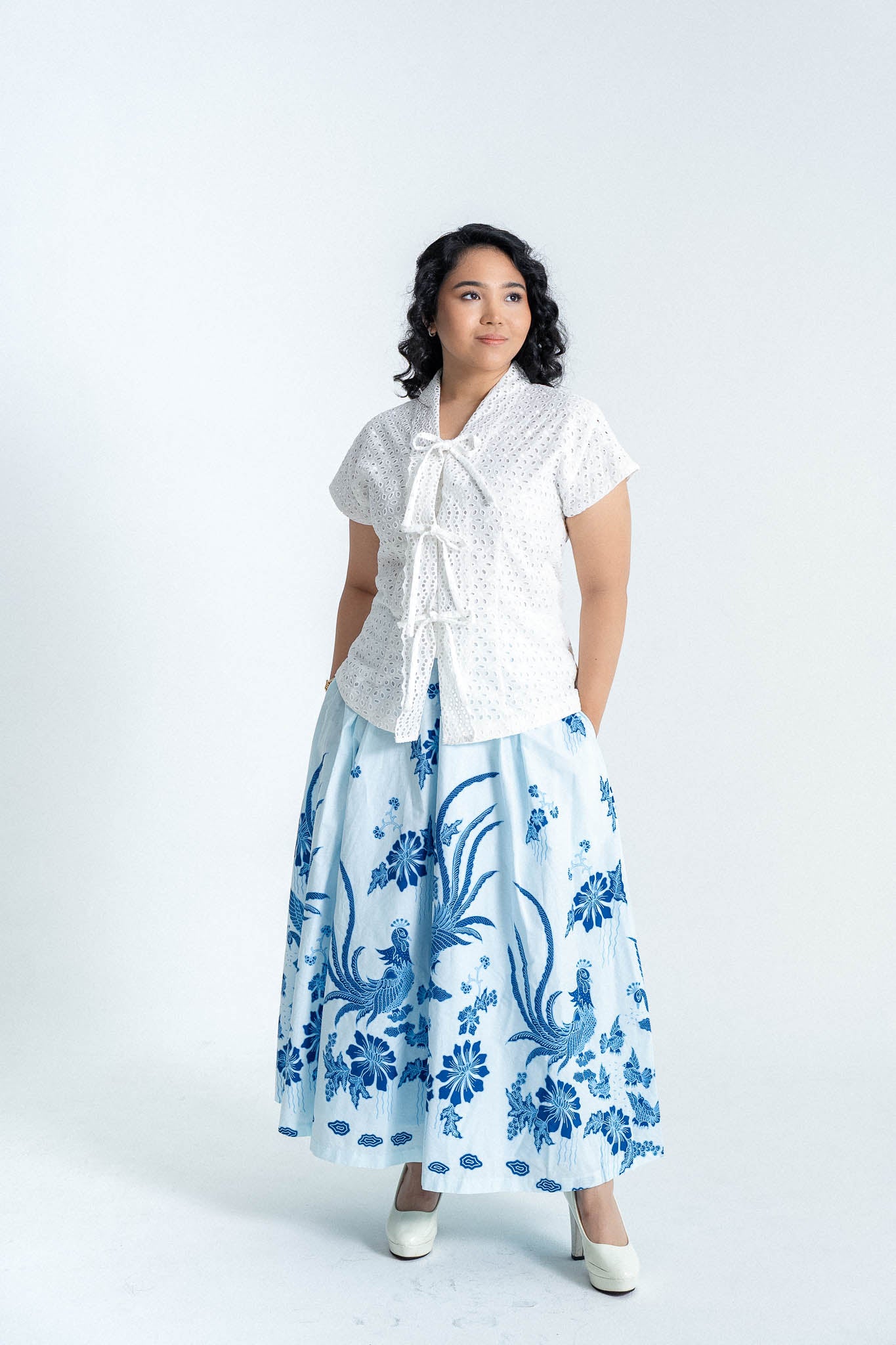 Batik Circle Skirt | Merak Porcelain