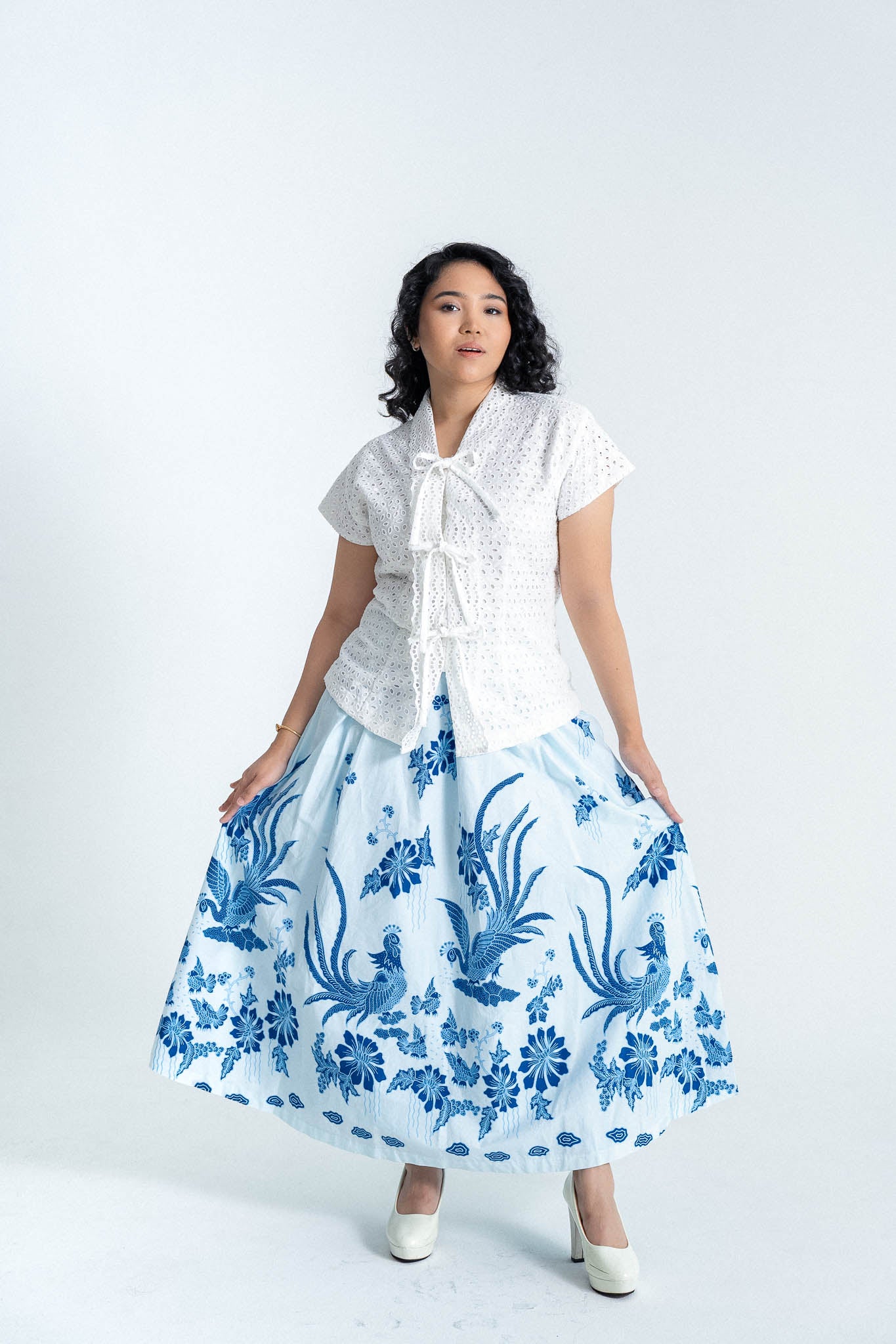 Batik Circle Skirt | Merak Porcelain
