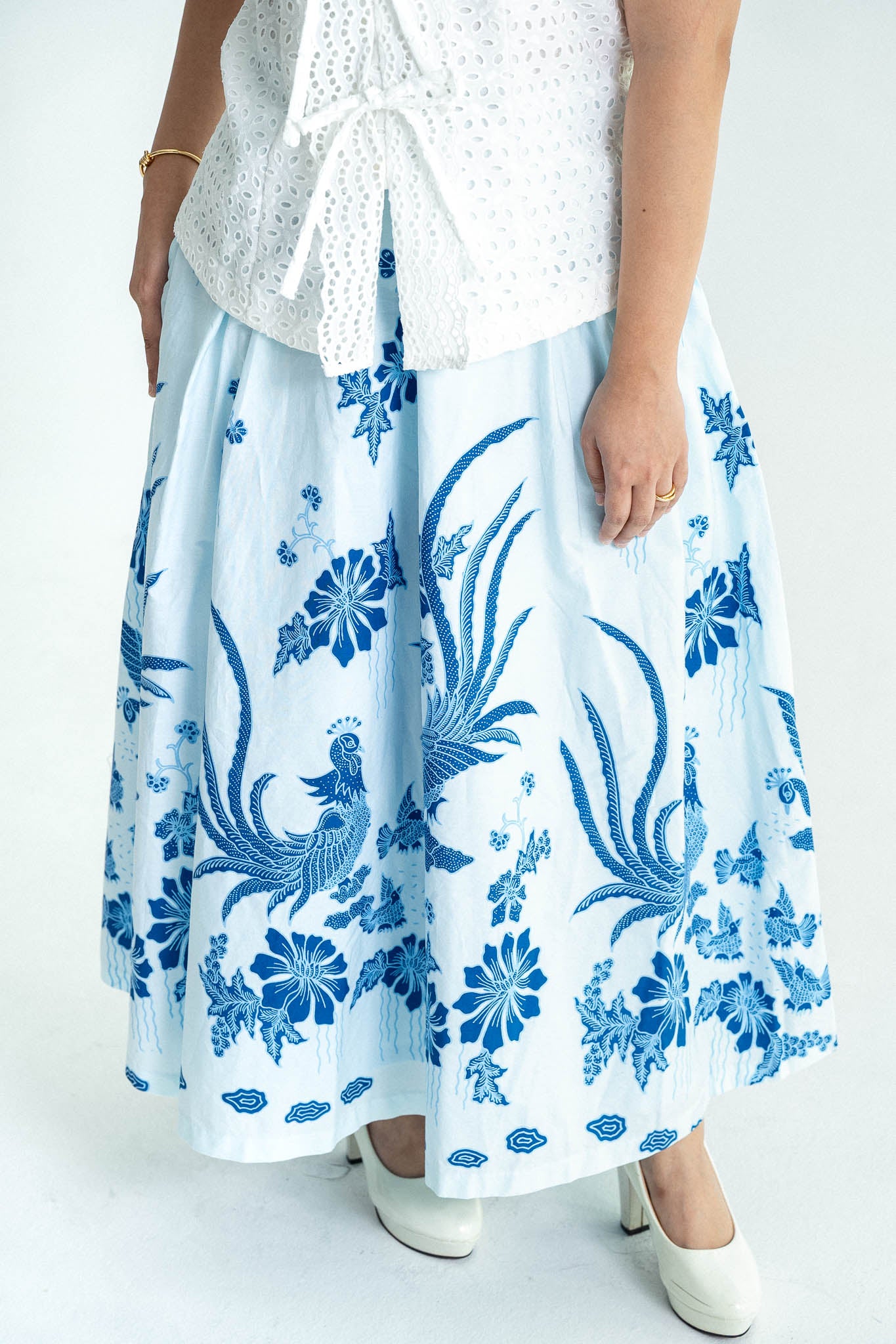 Batik Circle Skirt | Merak Porcelain