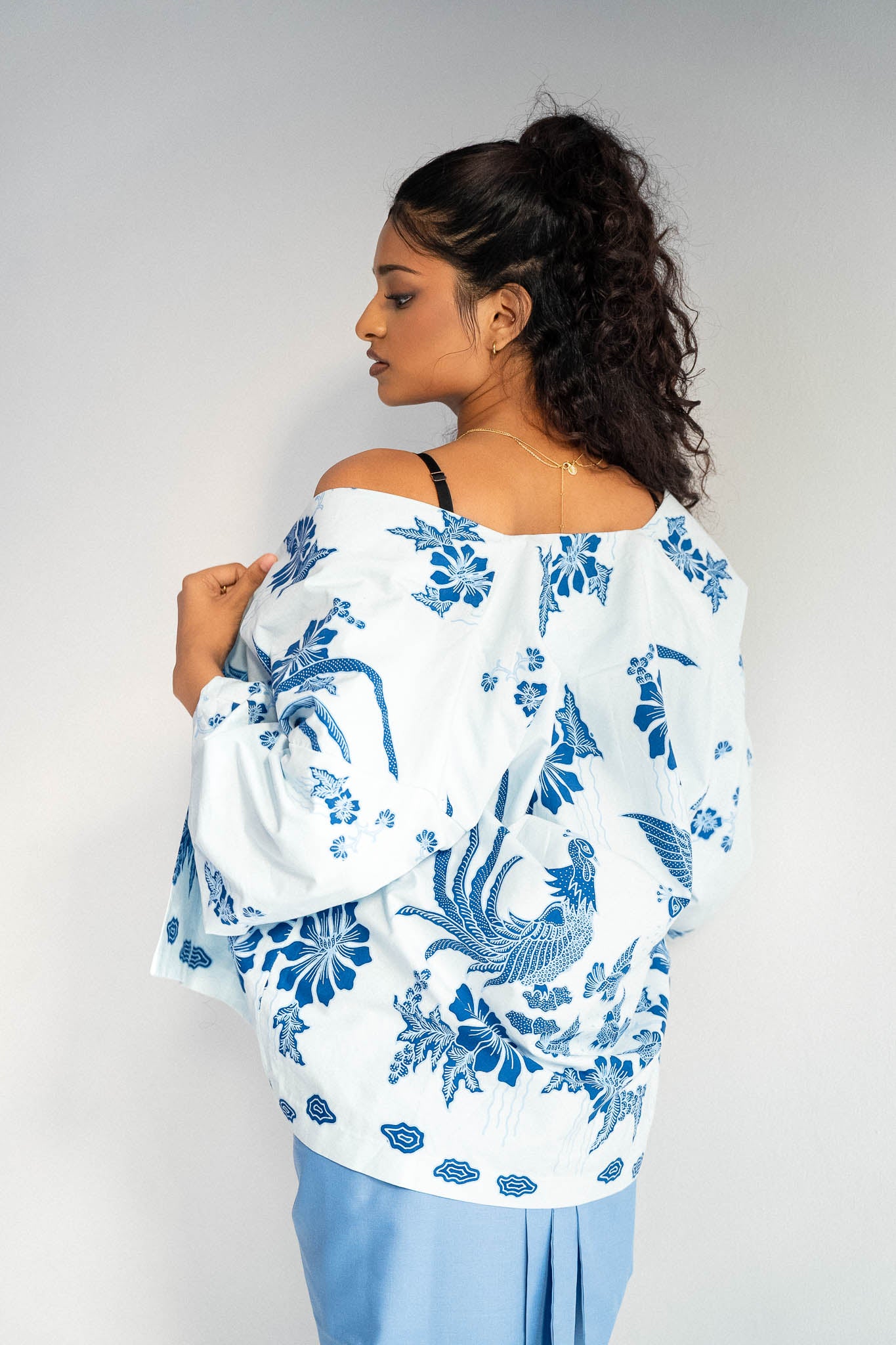 Batik Open Jacket | Merak Porcelain