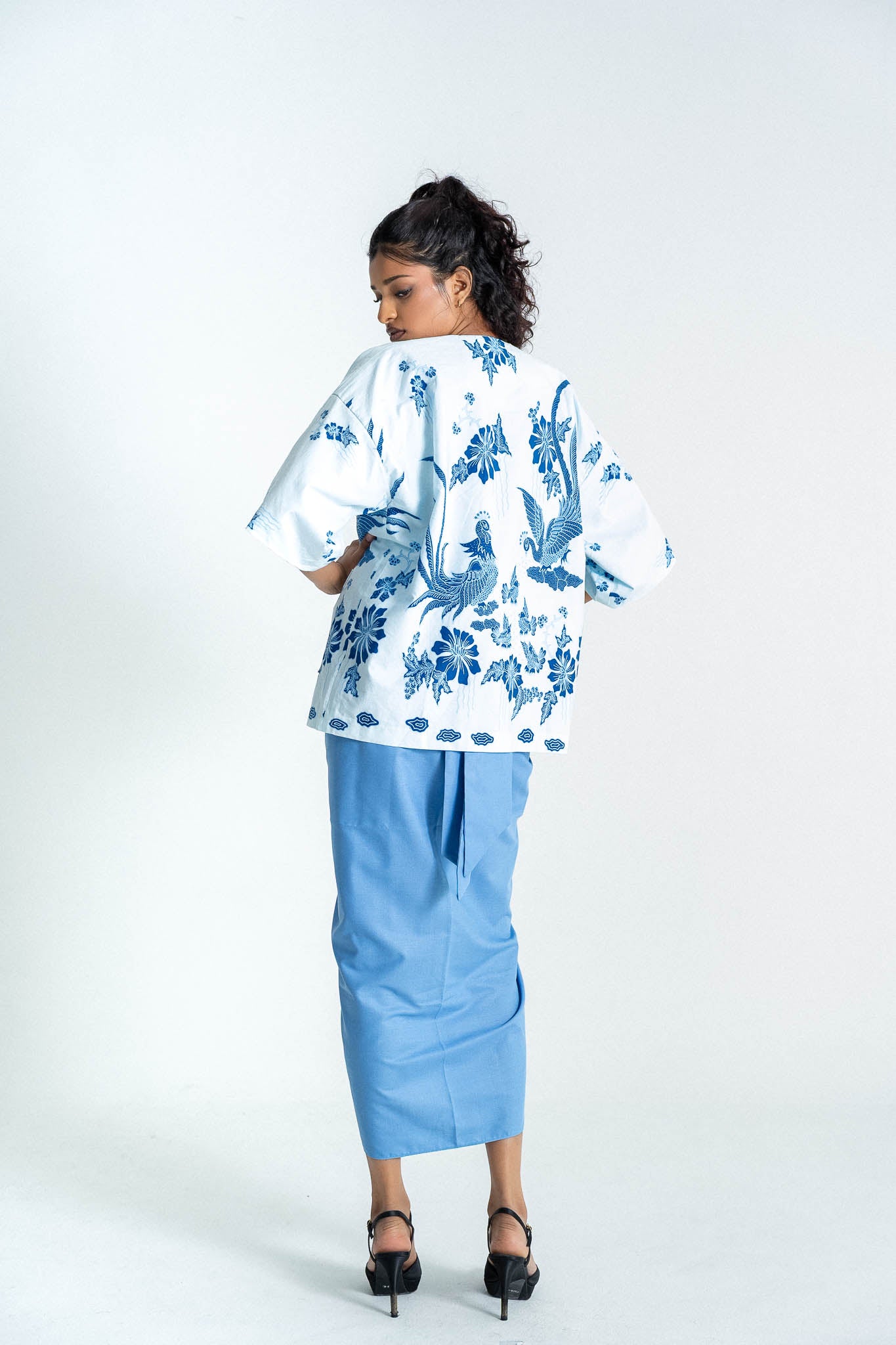 Batik Open Jacket | Merak Porcelain
