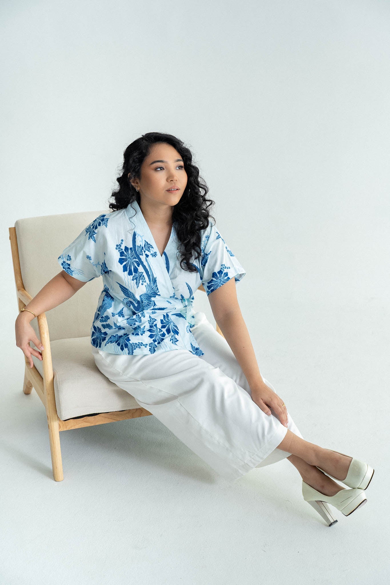 Batik Wrap Blouse | Merak Porcelain