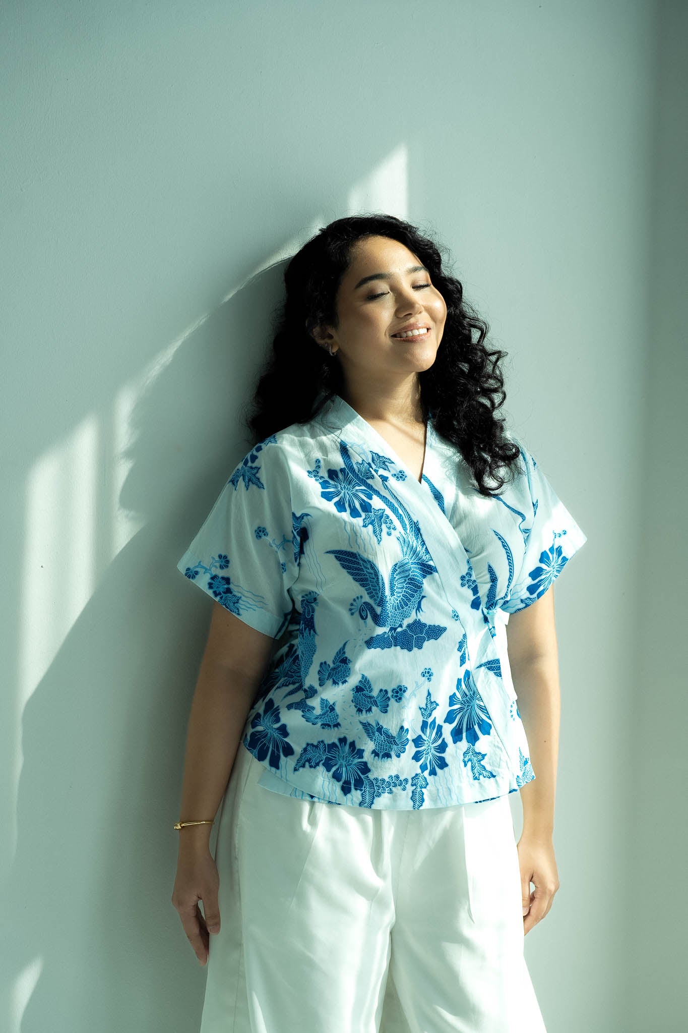 Batik Wrap Blouse | Merak Porcelain