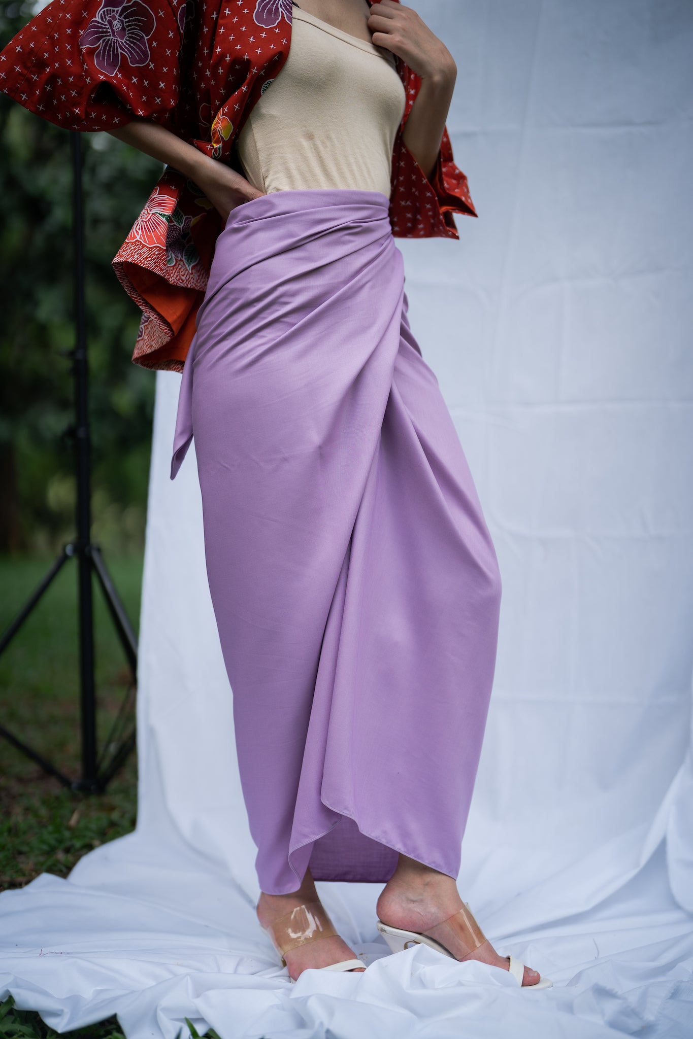 Nusa Sarong Skirt | Lilac