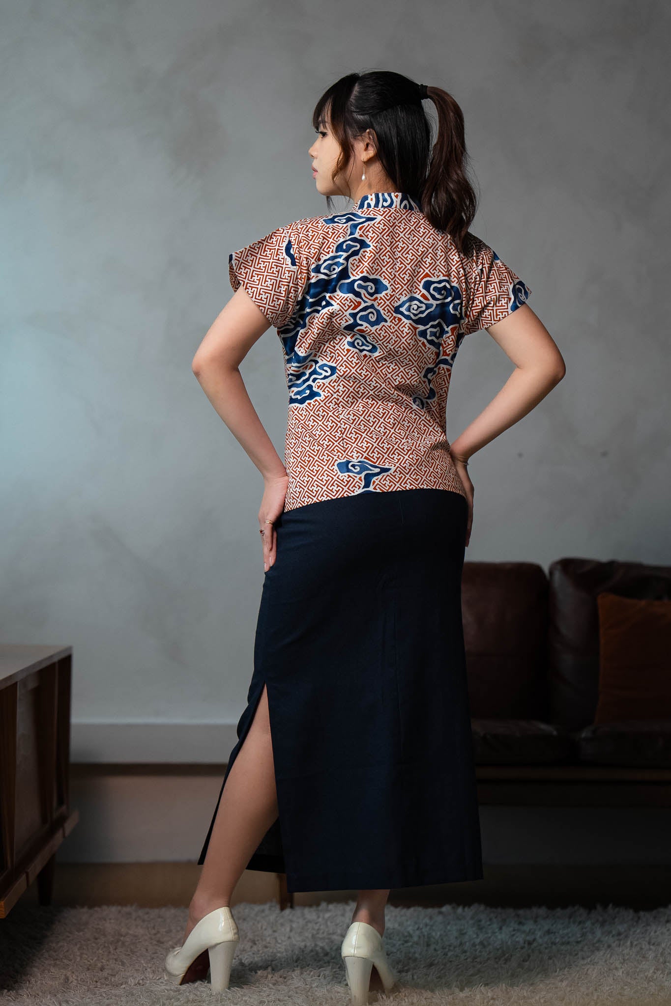 Batik Tailored Blouse | Tumbuh Clay