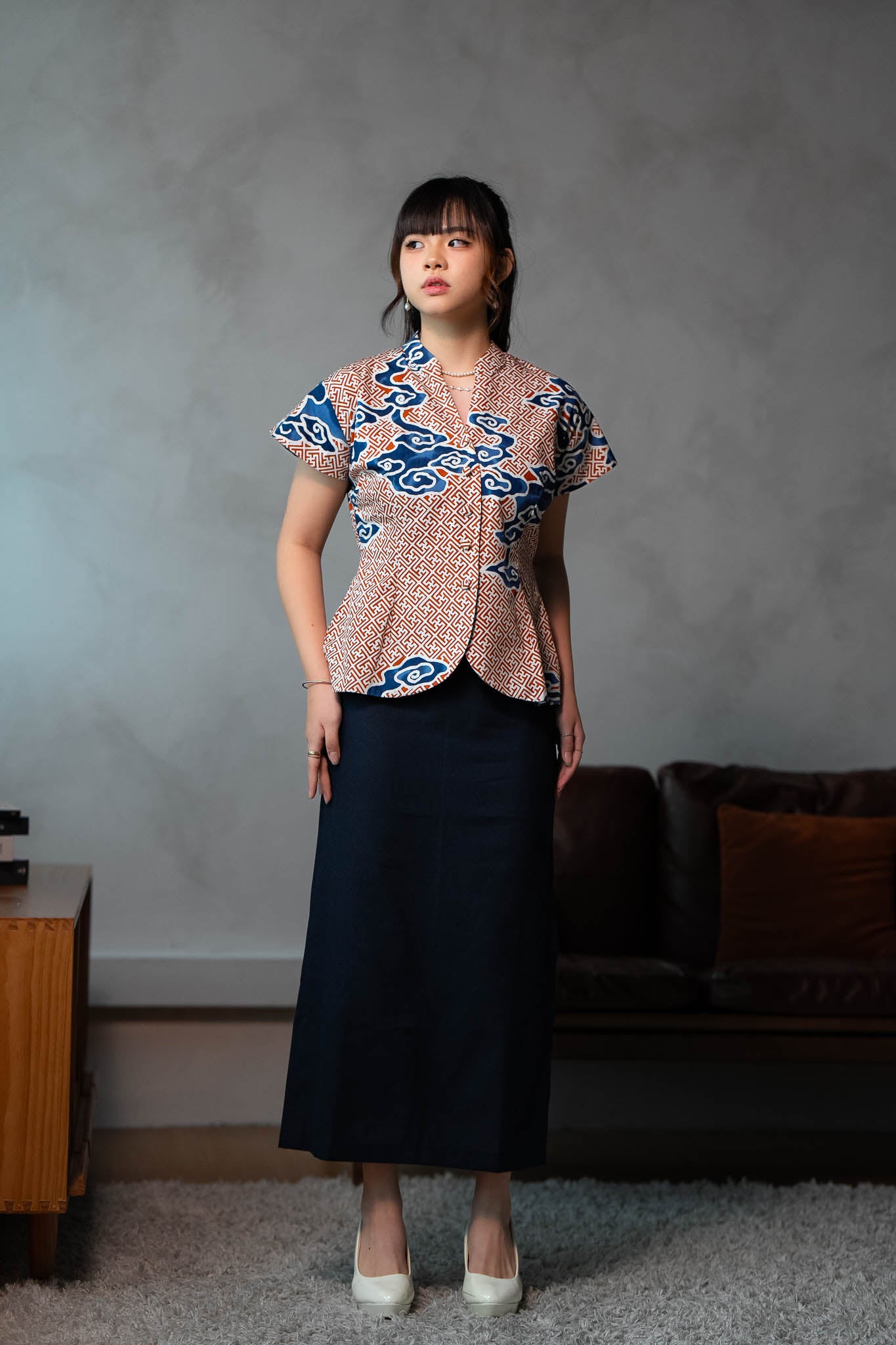 Batik Tailored Blouse | Tumbuh Clay