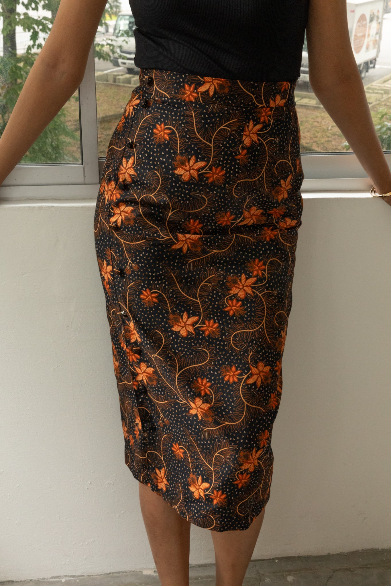 Batik Pencil Skirt | Taman Sari