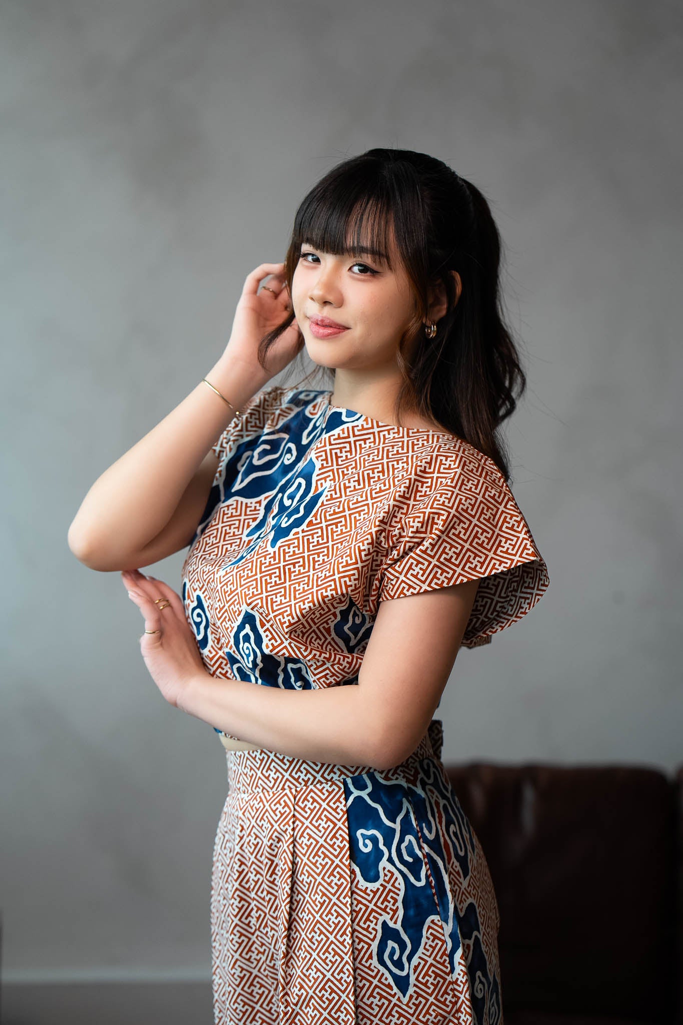 Batik Elastic Crop Top | Tumbuh Clay