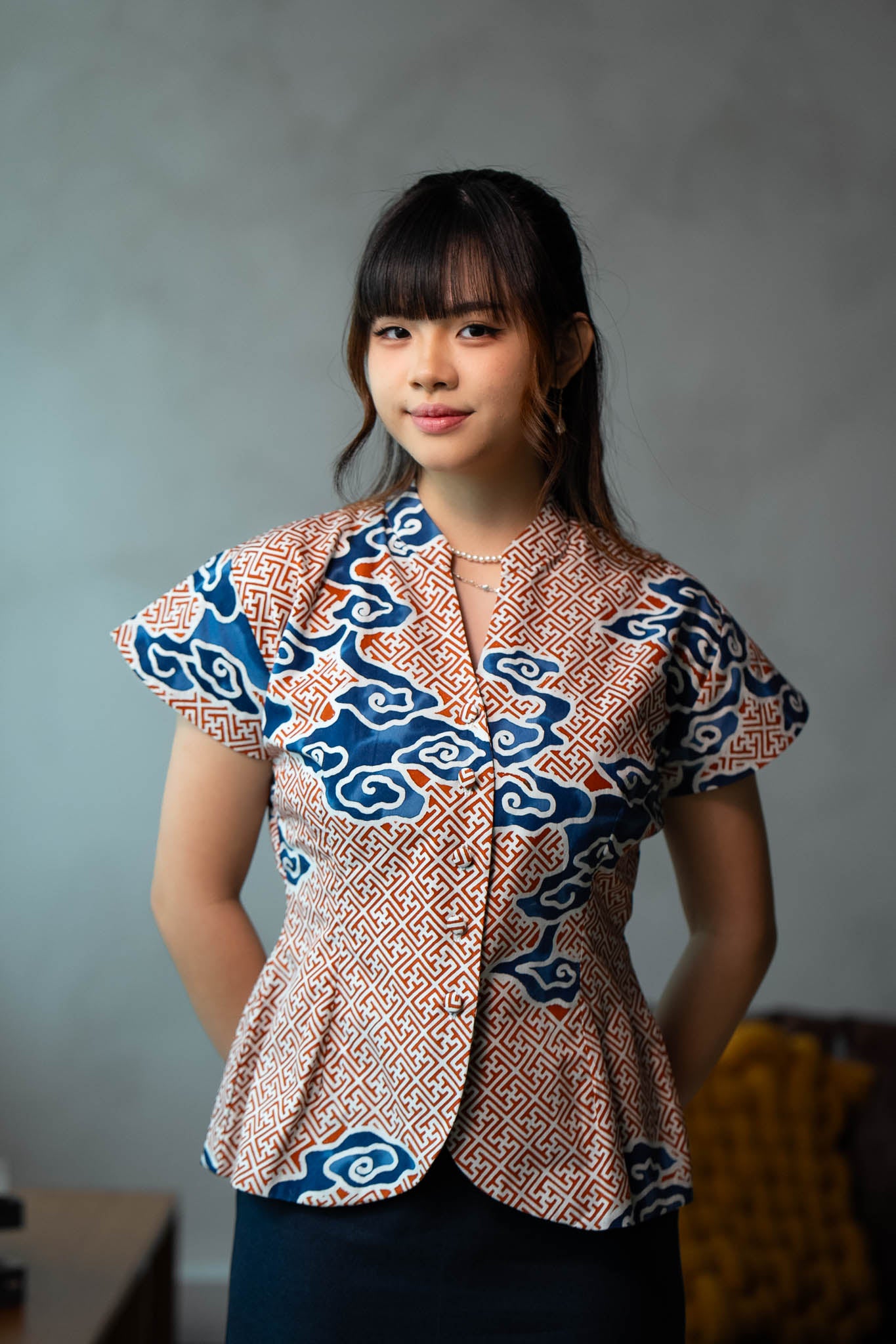 Batik Tailored Blouse | Tumbuh Clay
