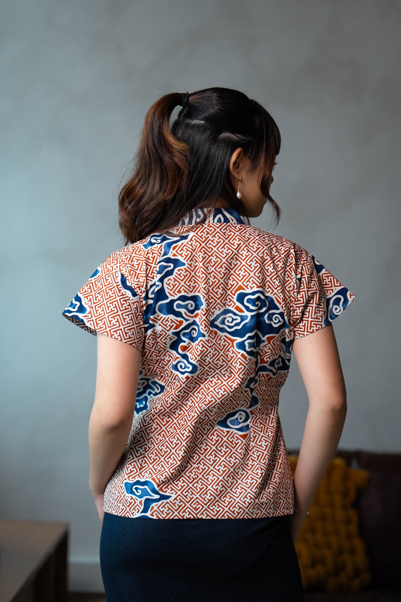 Batik Tailored Blouse | Tumbuh Clay