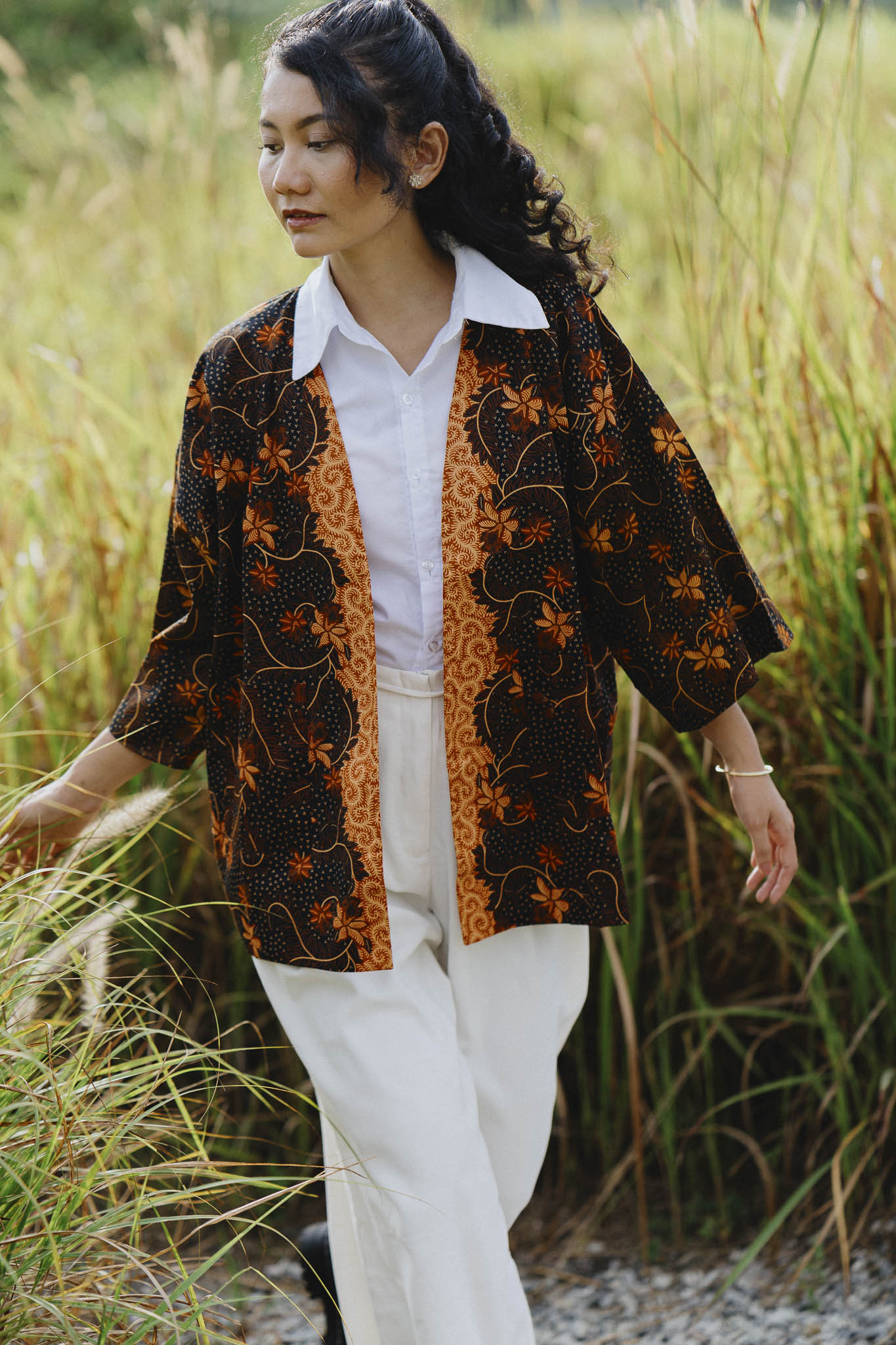 Batik Open Jacket | Taman Sari