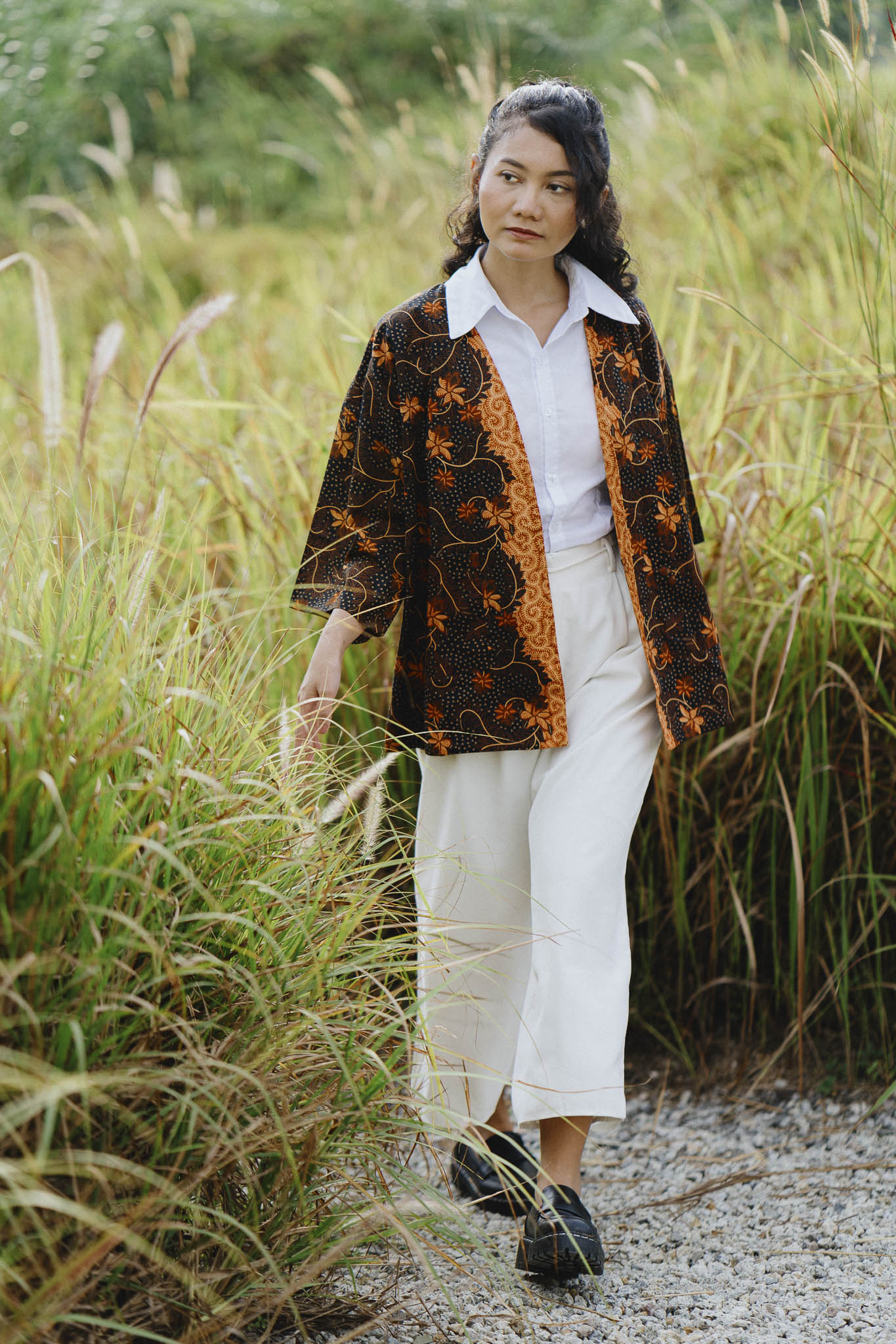 Batik Open Jacket | Taman Sari