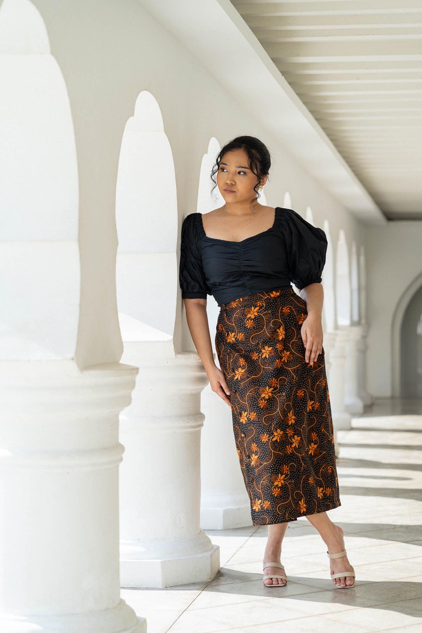 Batik Pencil Skirt | Taman Sari