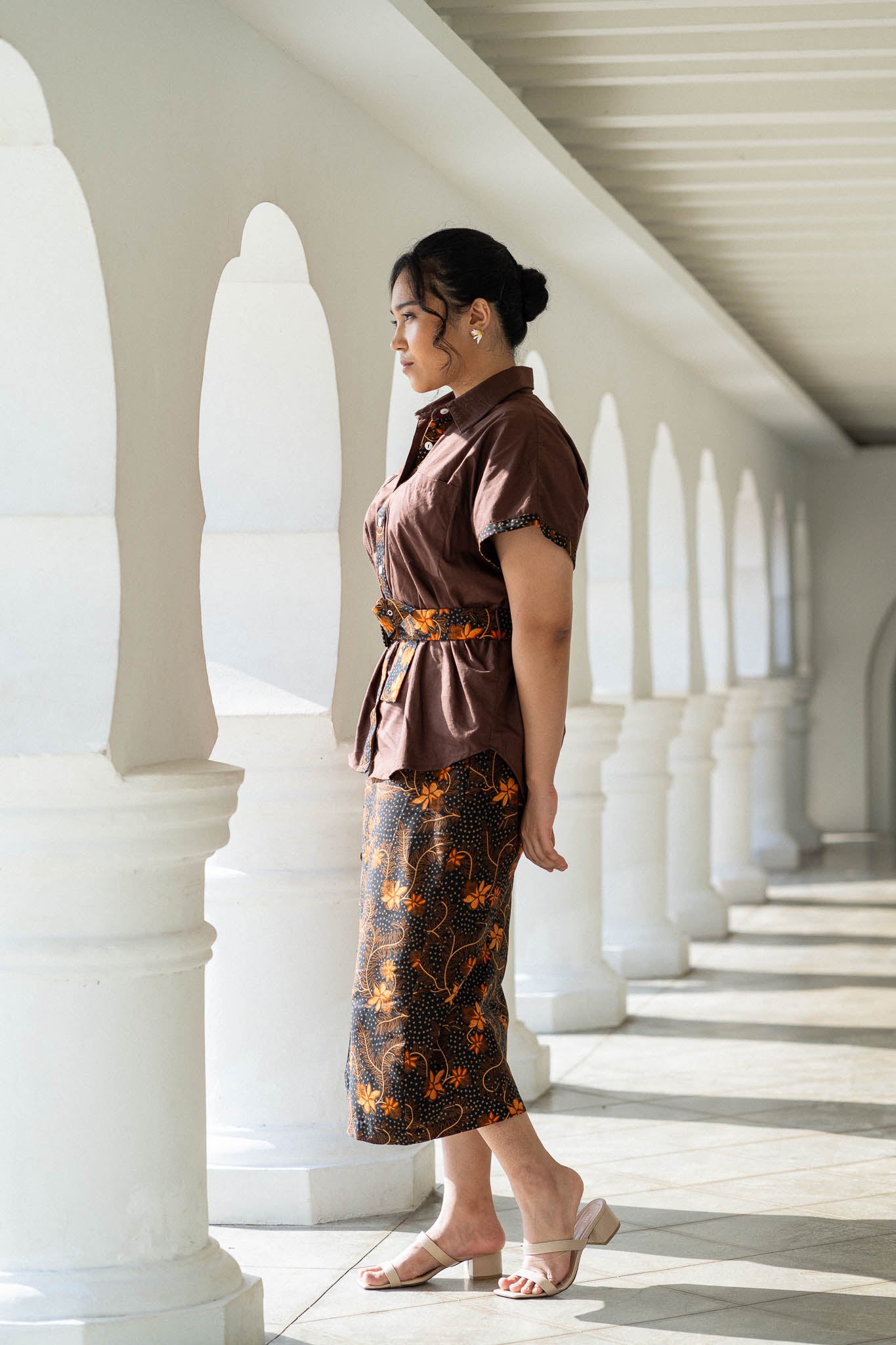 TENCEL™ Belted Blouse | Taman Sari