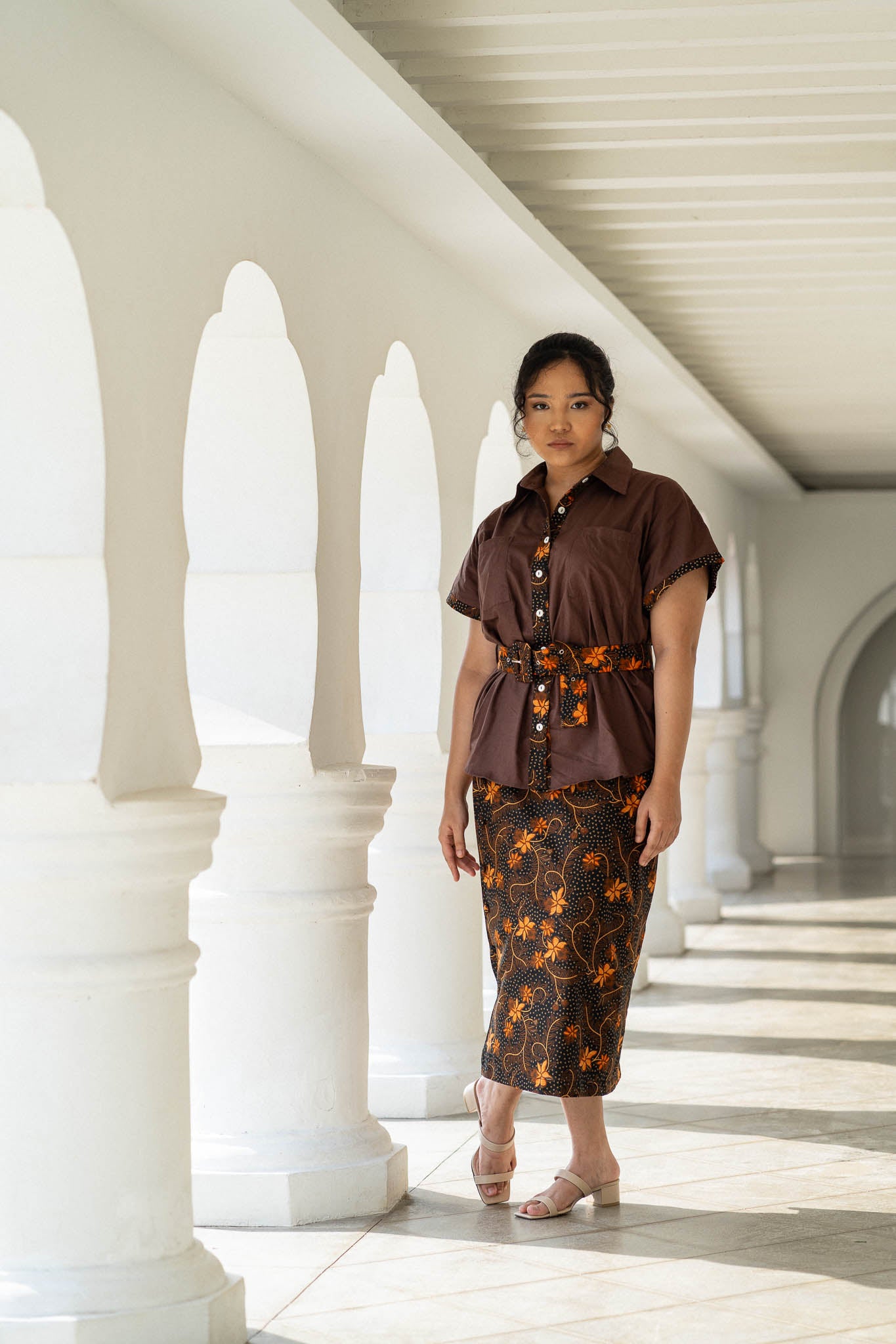 TENCEL™ Belted Blouse | Taman Sari