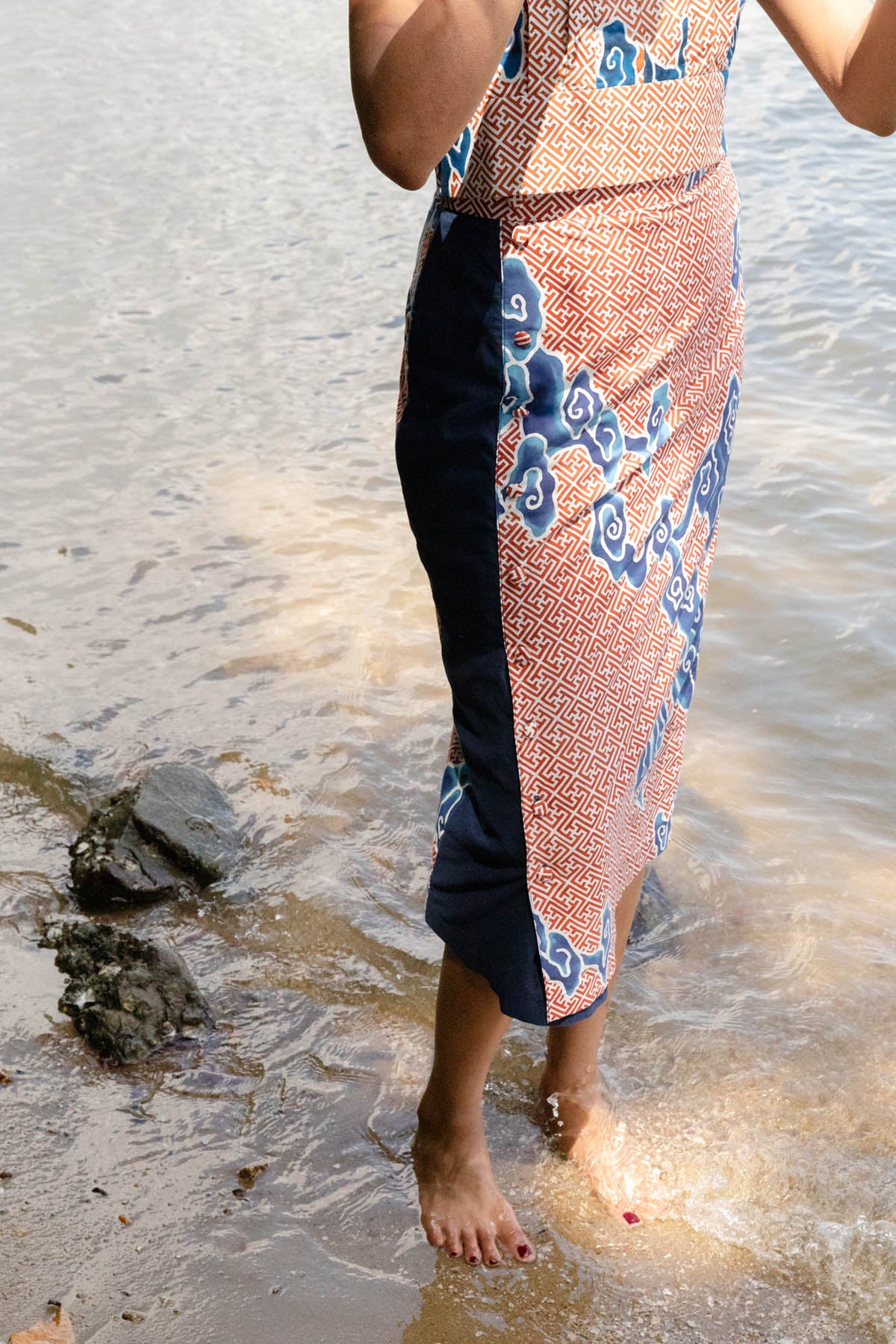 Batik Pencil Skirt | Tumbuh Clay