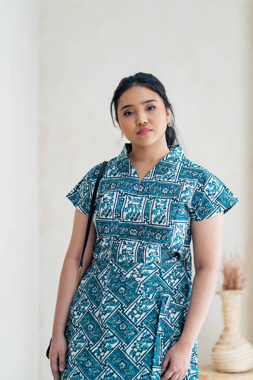 Batik Crop Top | Encim Jade