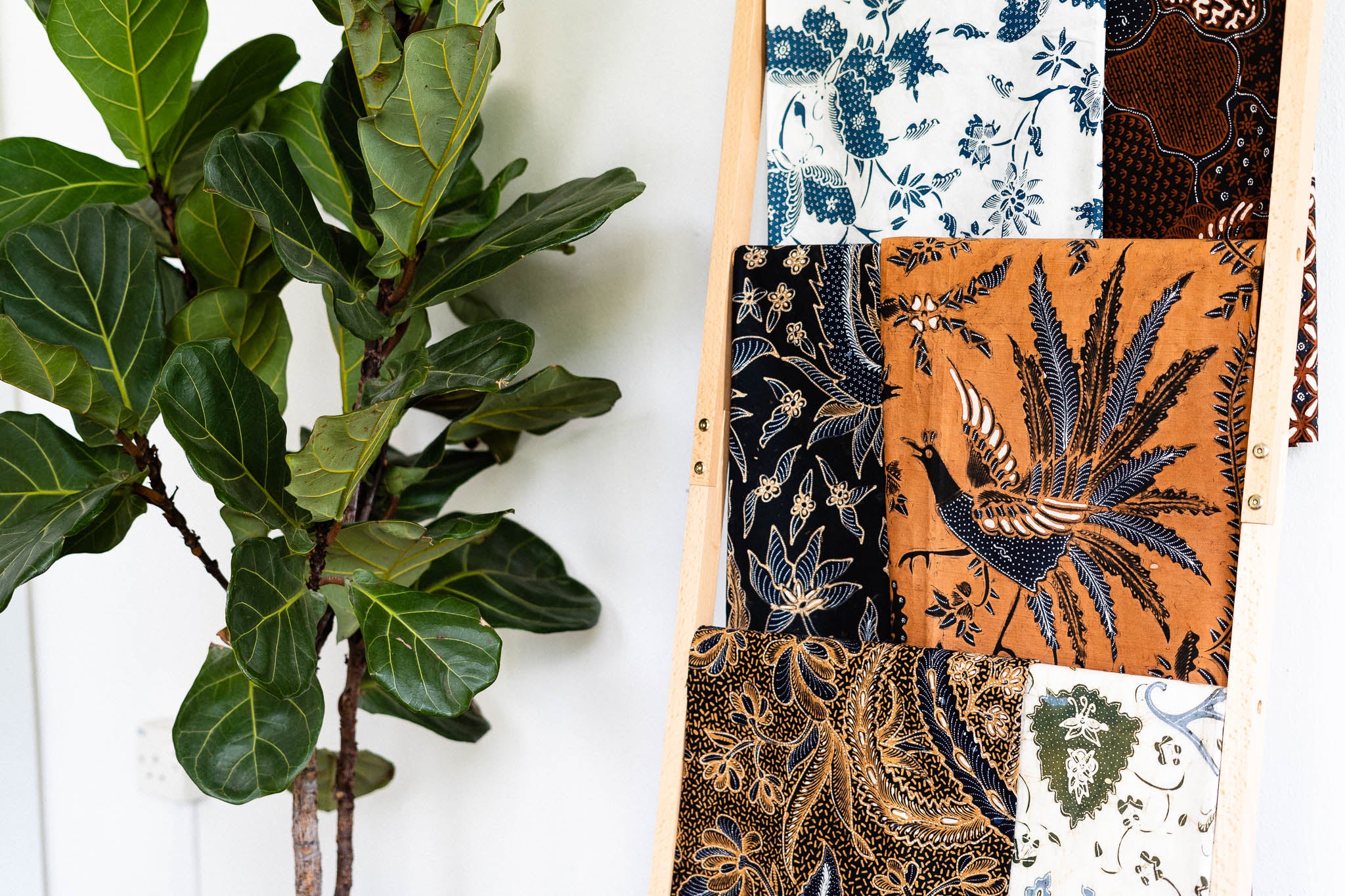 Batik and handwoven textiles and fashion accessories from Singapore ethical designer Gypsied