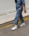 Batik Straight Fit Pants | Asmara Indigo