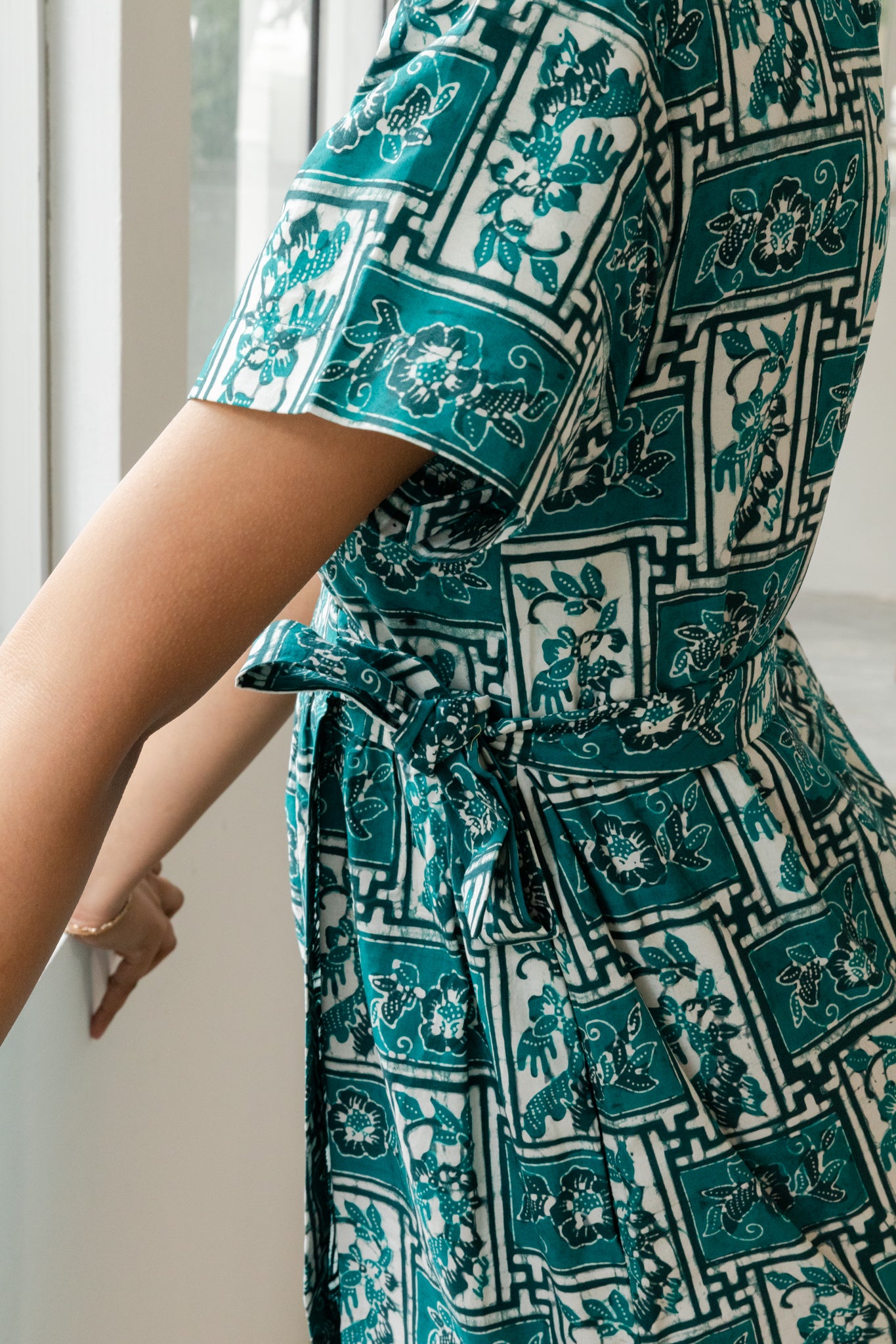 Batik Wrap Dress | Encim Jade