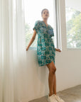 Batik Wrap Dress | Encim Jade