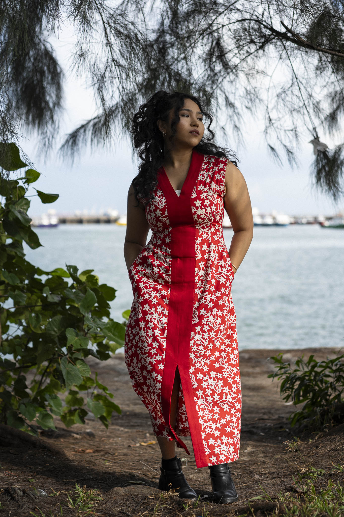 Batik Maryam Midi Dress | Jasmin Saga Seed