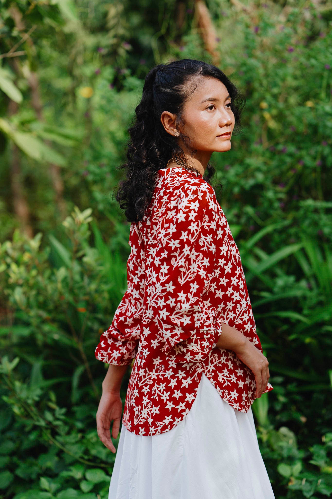 Batik Poet Blouse | Jasmin Saga Seed