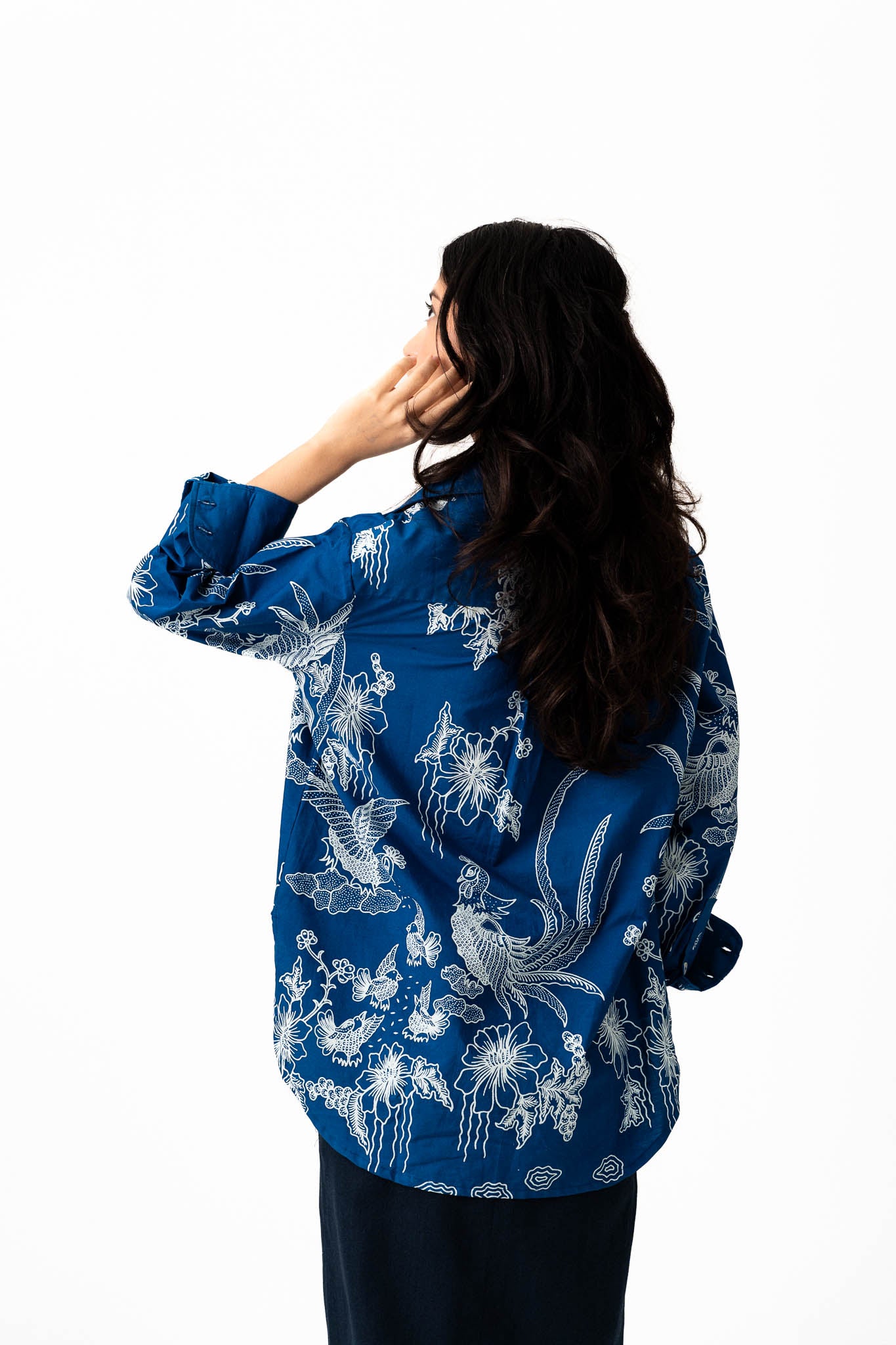 Batik Studio Shirt | Merak Indigo