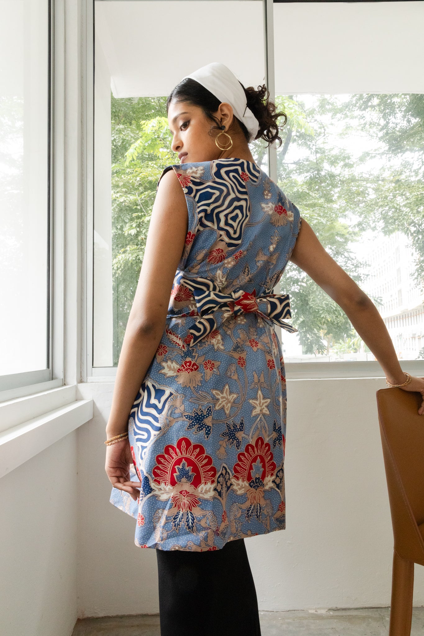 Batik Long Line Vest | Semerah – Studio Gypsied