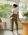 Batik Straight Fit Pants | Taman Sari Olive