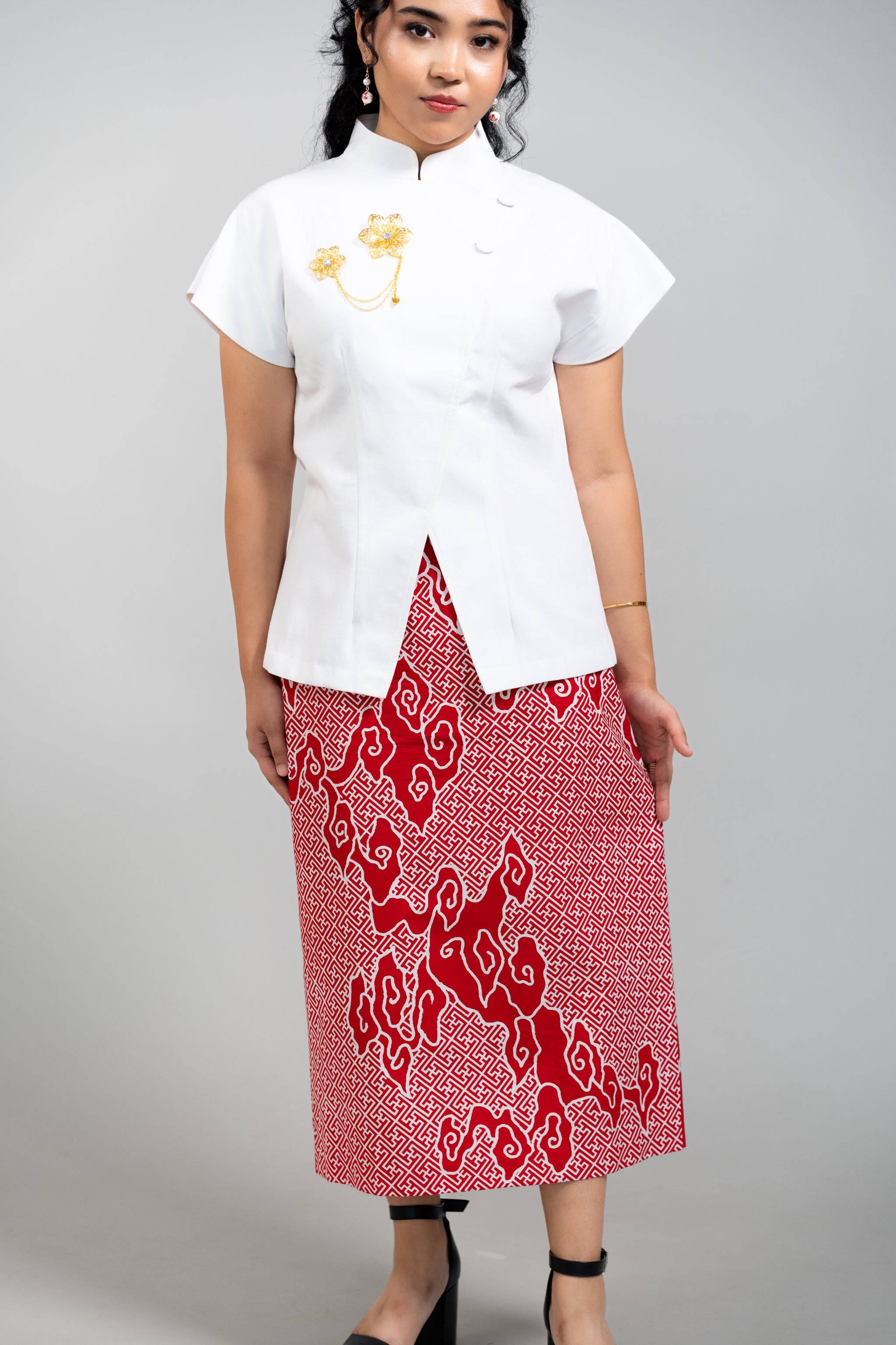 Batik Column Skirt | Tumbuh Saga Seed