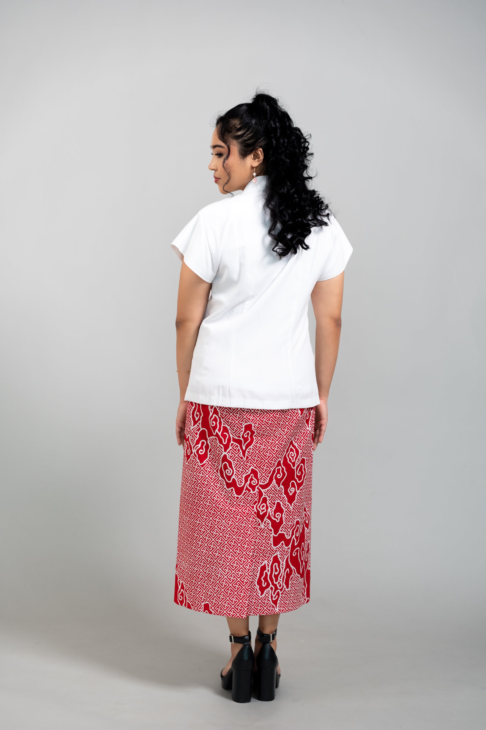 Batik Column Skirt | Tumbuh Saga Seed