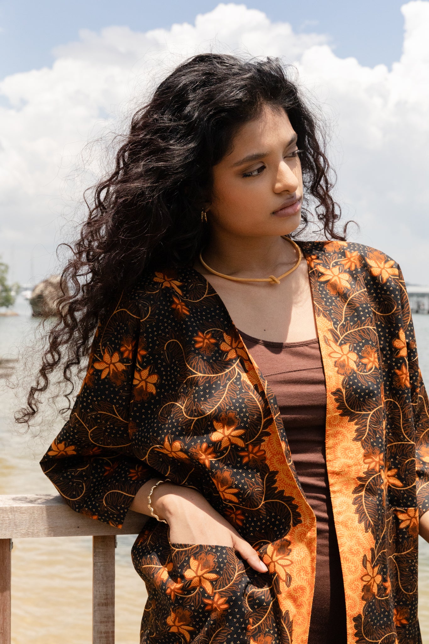 Batik Open Jacket | Taman Sari