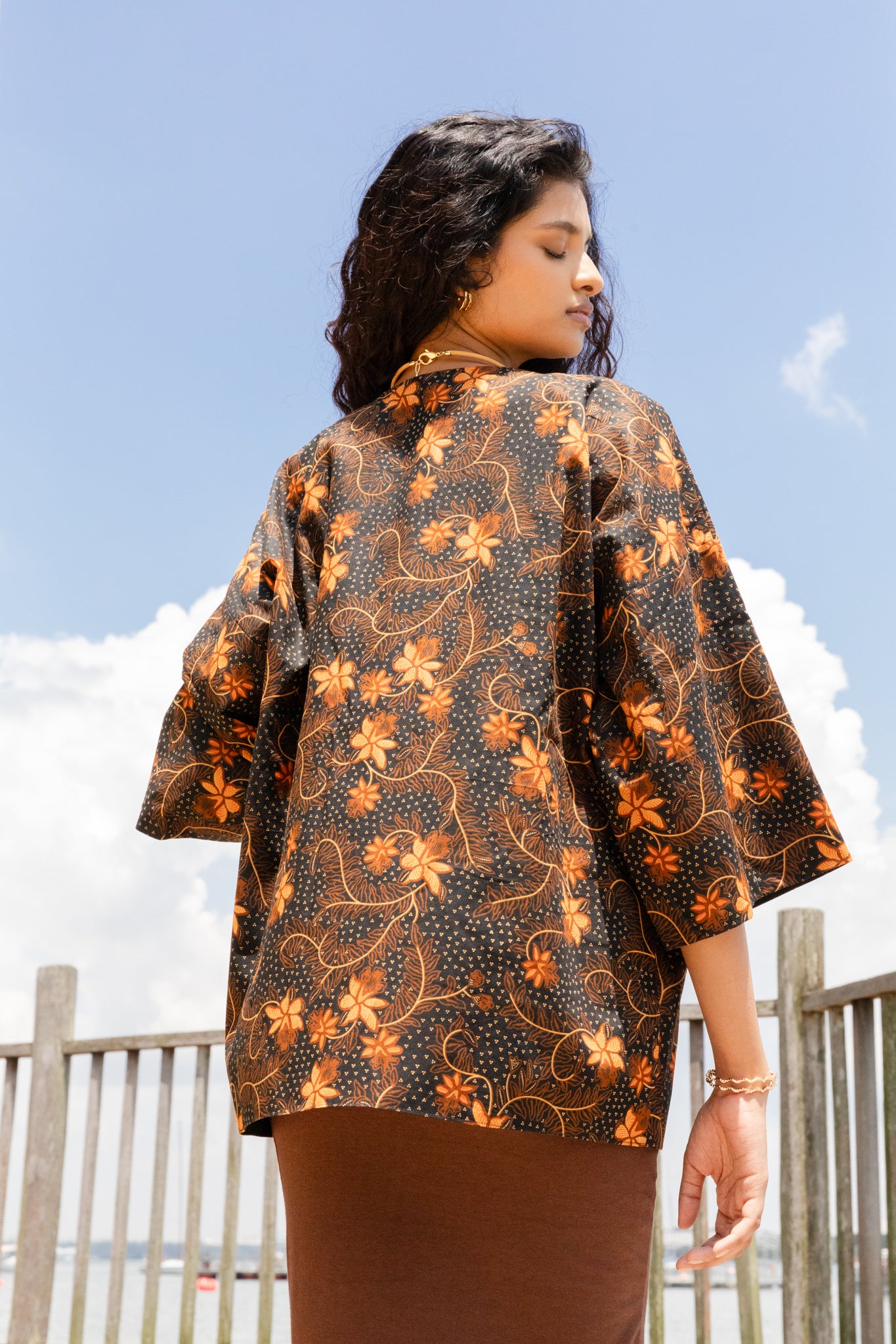 Batik Open Jacket | Taman Sari
