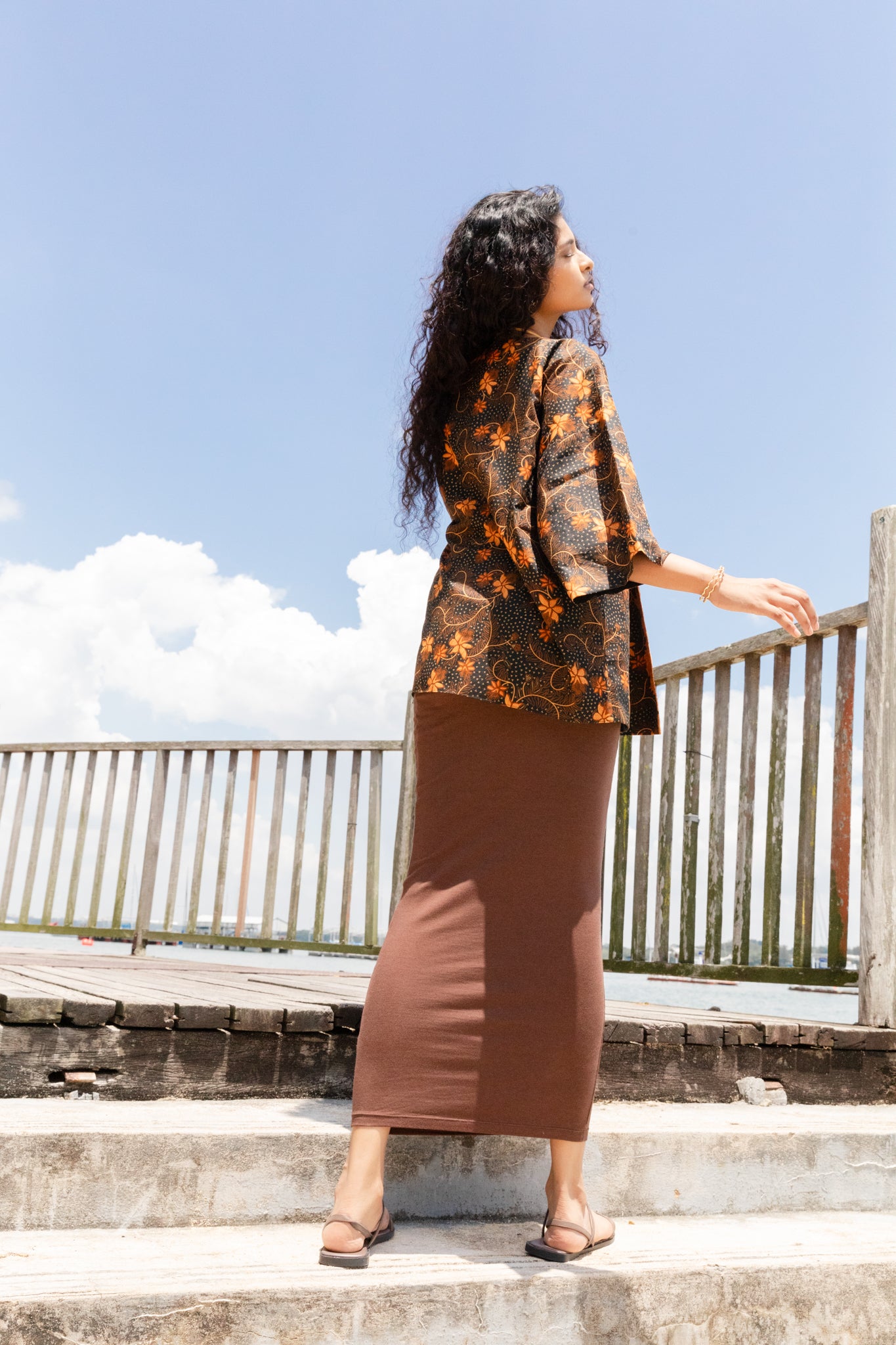 Batik Open Jacket | Taman Sari