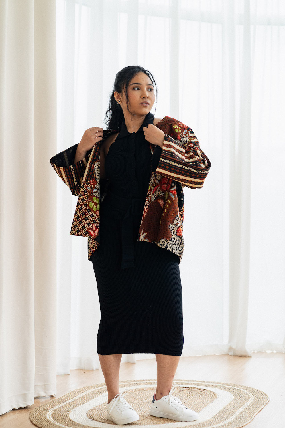 Batik Open Jacket | Chitra