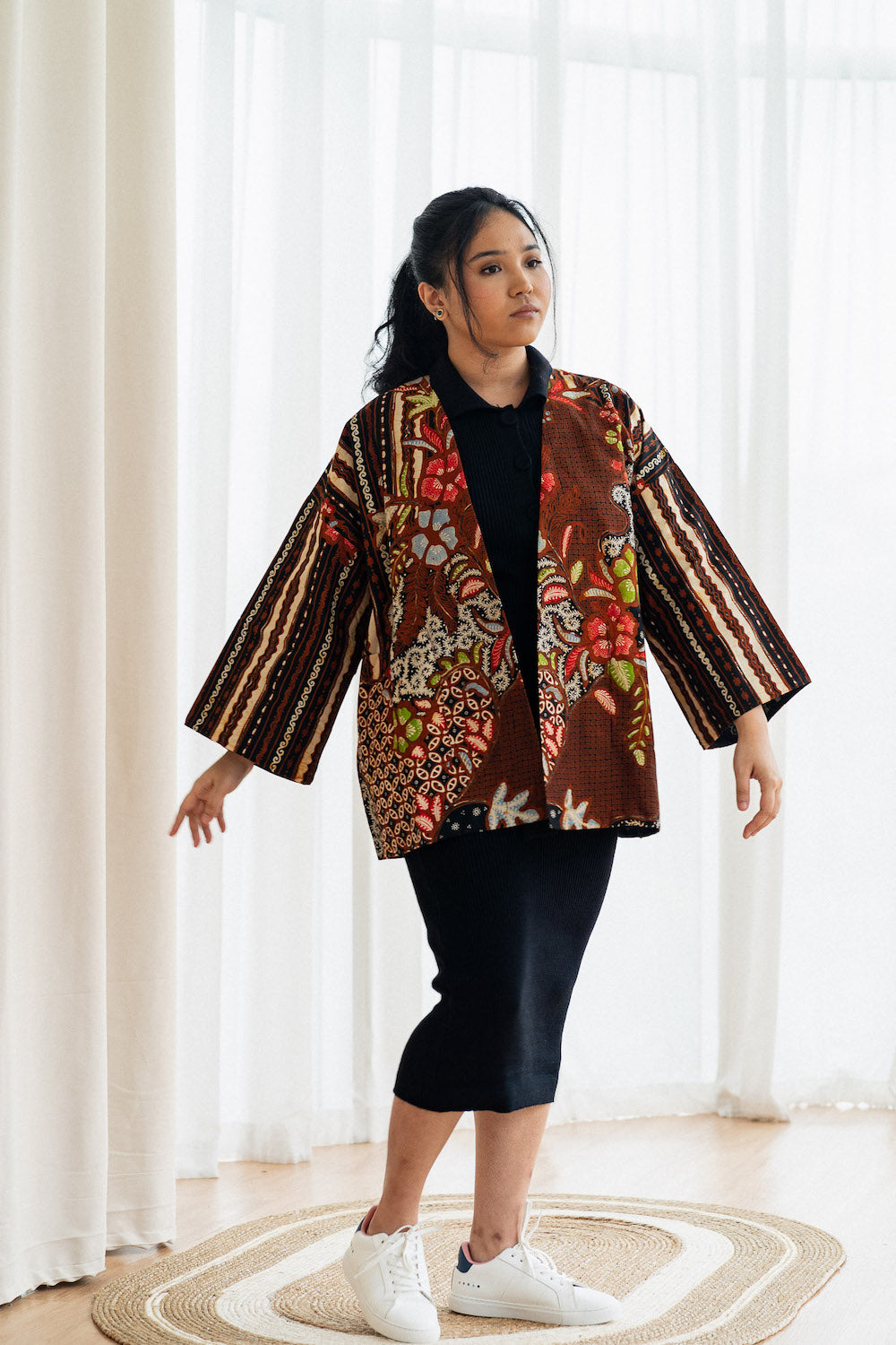 Batik Open Jacket | Chitra