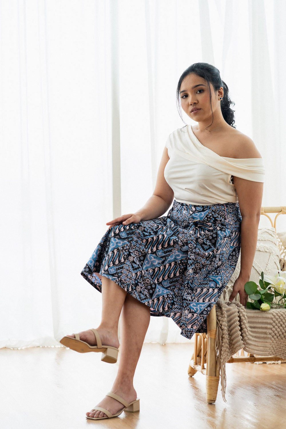 Batik Cascade Skirt | Tambal